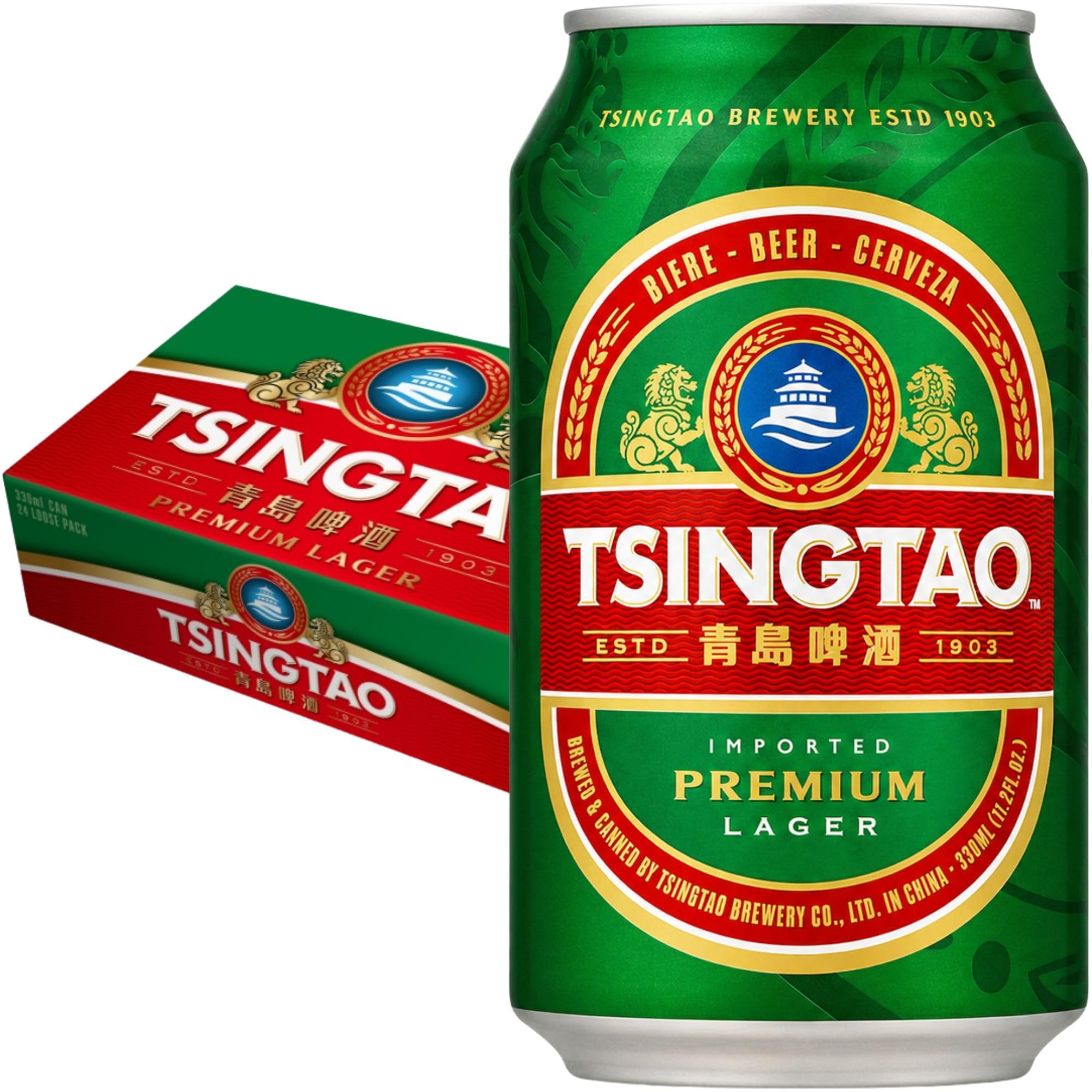 Amazon.co.jp: 青島ビール 缶 [ 中国 330ml×24本 ] : 食品・飲料・お酒