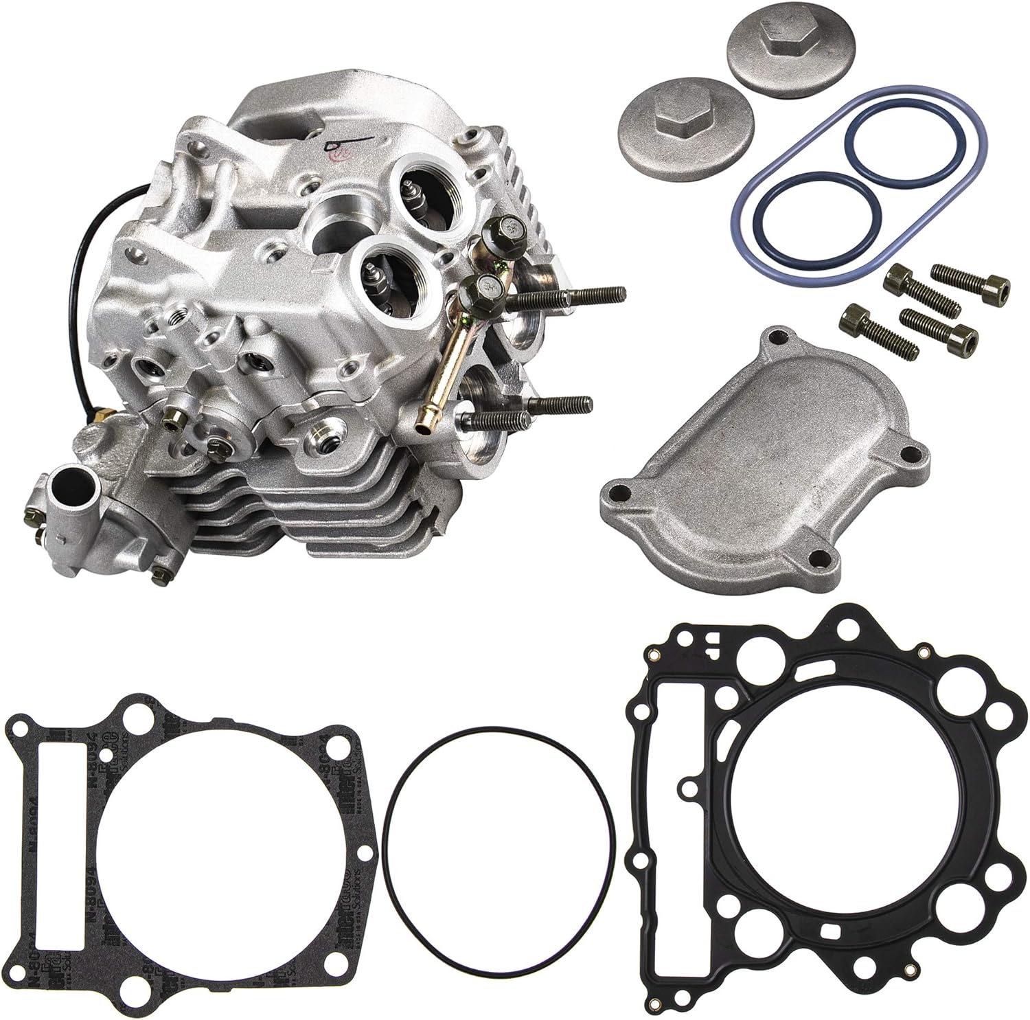 NICHE Cylinder Head Assembly Base Gasket Kit for 2002-2008 Yamaha Grizzly Rhino 5KM-11101-01-00 3YF-11351