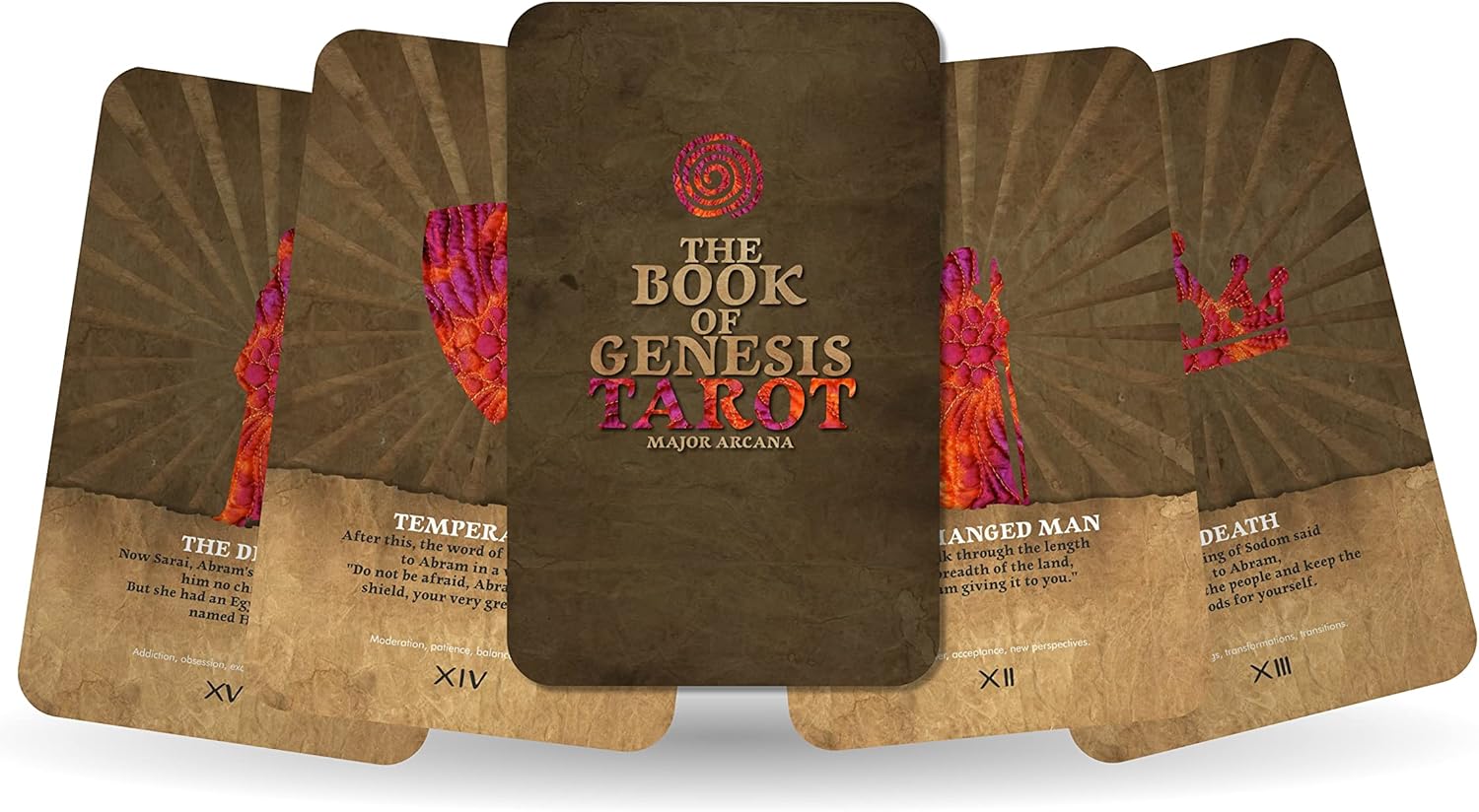 Ibiza Tarot-The Book of Genesis Tarot - Bible Tarot- 22 Major Arcana| Fortune Telling Tarot Cards Deck for Beginners| Authentic Tarot Experience - Set of 22 Cards
