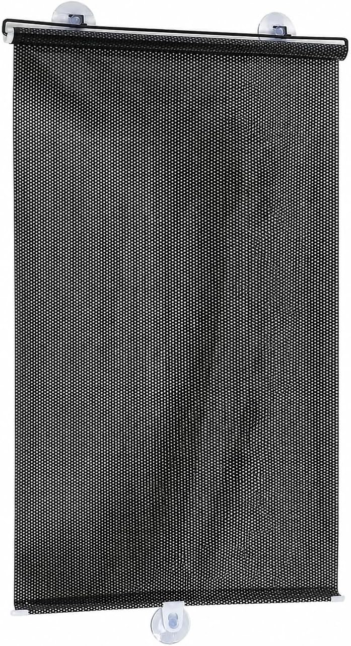 SEWACC Roller Blinds with Suction Cups, Sun Blocking Shades for Windows | Temporary free-punch blackout curtain for windows and doors, easy installation, blocks sunlight and provides privacy anytime
