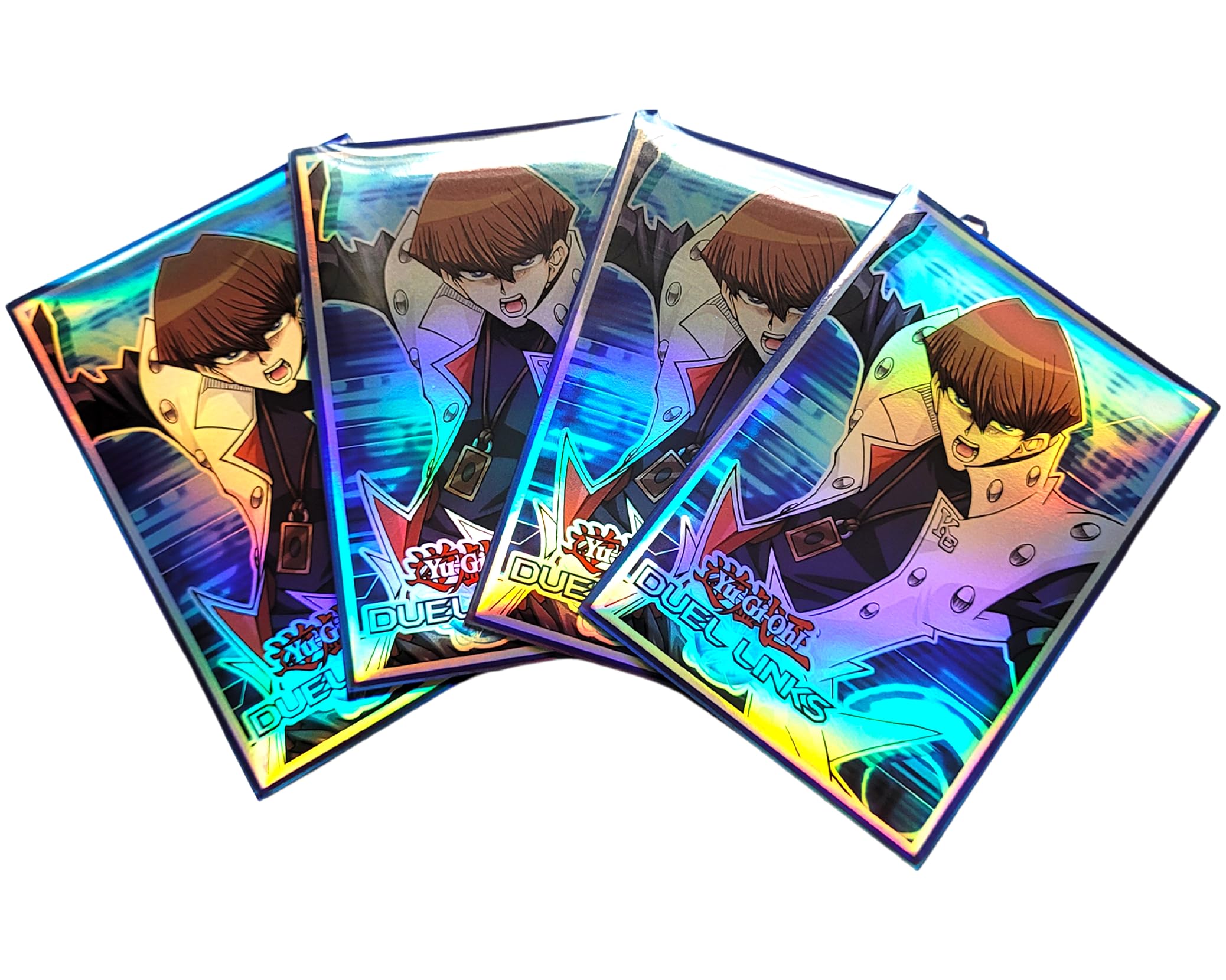 JAW REX Yu-Gi-Oh! Duel Links Holographic Card Sleeves (Seto Kaiba)