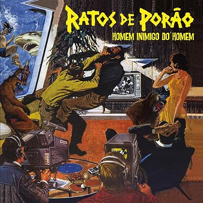 Ratos De Porão, LP Homem Inimigo Do Homem- Série Clássicos Em Vinil [Disco de Vinil] por Ratos de Porão, capa do álbum