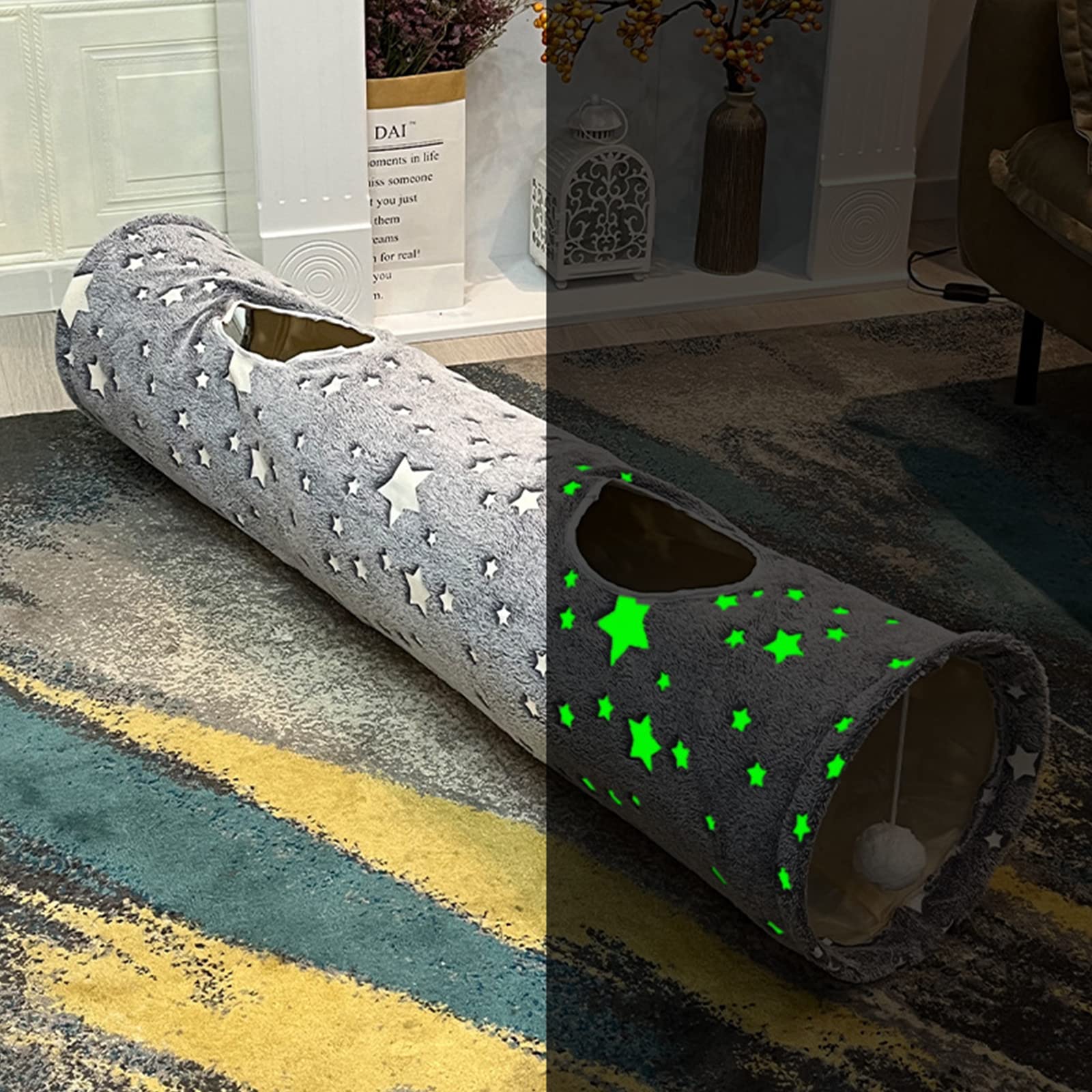 Tunnel gioca a caccia di nascondino tubo interno per gioco esercizio nascondere addestramento animale domestico giocattolo per animali domestici porcellini d'India accessori giocattolo
