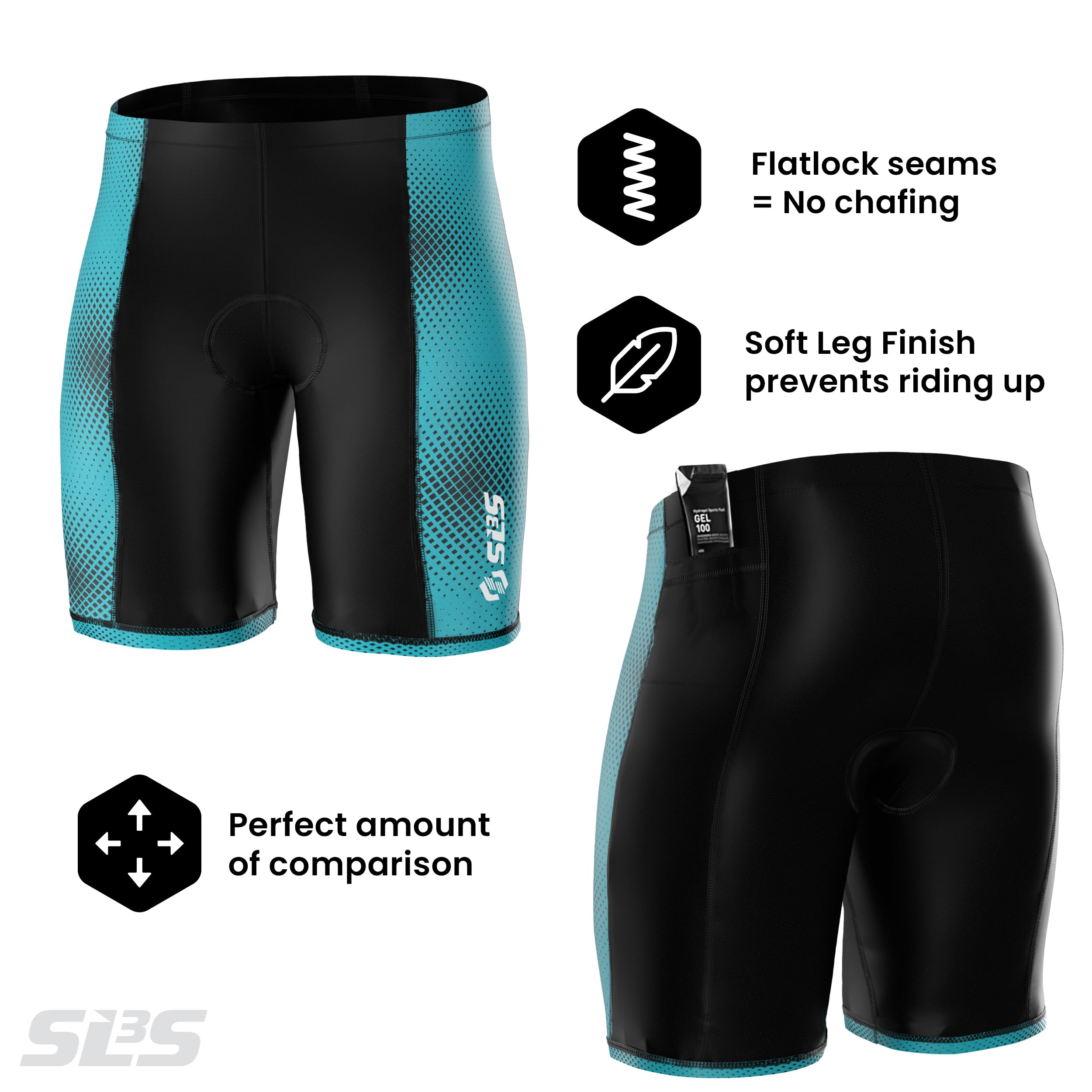 SLS3 Men's Triathlon Shorts - Men's Tri Short - Designed by Athletes