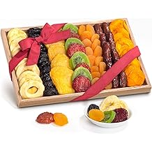 Simply Dried Fruit Gift Tray Basket Arrangement Nut Free for Holiday Birthday Healthy Snack Business Gourmet Food Platter 25 oz