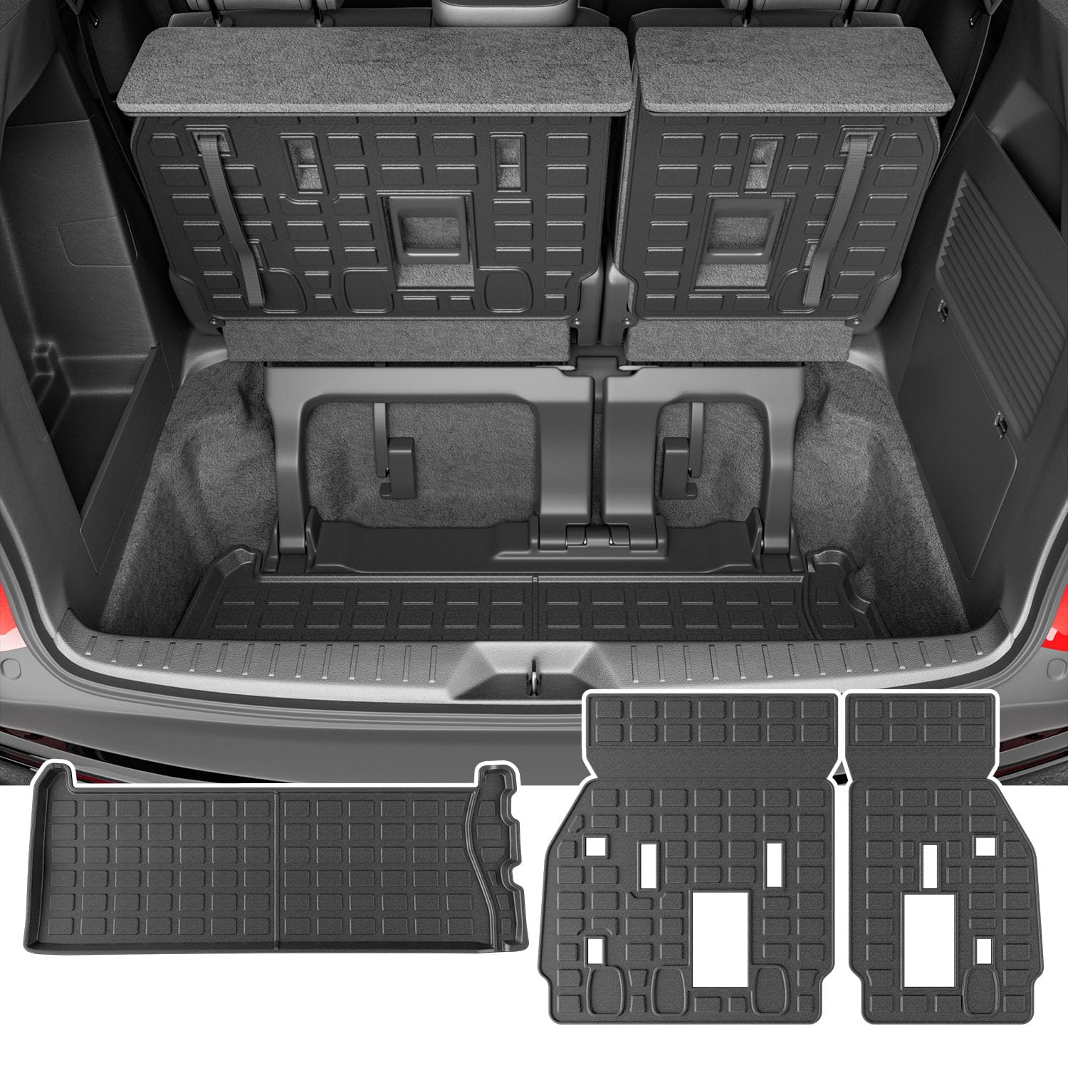 マットレス Chisaneco Amazon.com: powoq 7&8 Seats Cargo Mat Compatible with 2021-2026