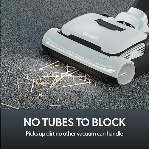 Miniatura 7 de Gtech AirRAM 3 - Aspiradora inalámbrica con barra de envoltura anti-cabello, cepillos de limpieza de doble borde, perfecto para suelos de alfombras