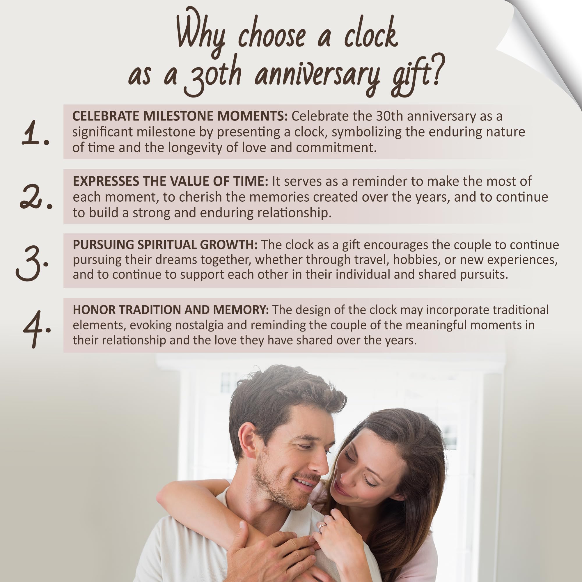 OkiyiD 30th Anniversary Wedding Gifts for Couples 30 Years of Marriage - Image 2
