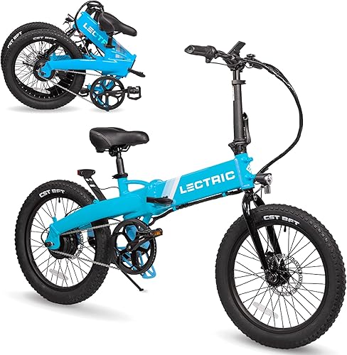 LECTRIC XP Lite Bicicleta eléctrica Bicicletas plegables para adultos Pesa solo 46 libras Alcance de más de 40 millas con 5 niveles de asistencia