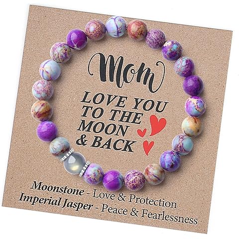 Christmas Gifts for Girls/Women-Love/Protection-Natural Crystal Bracelet for Daught...