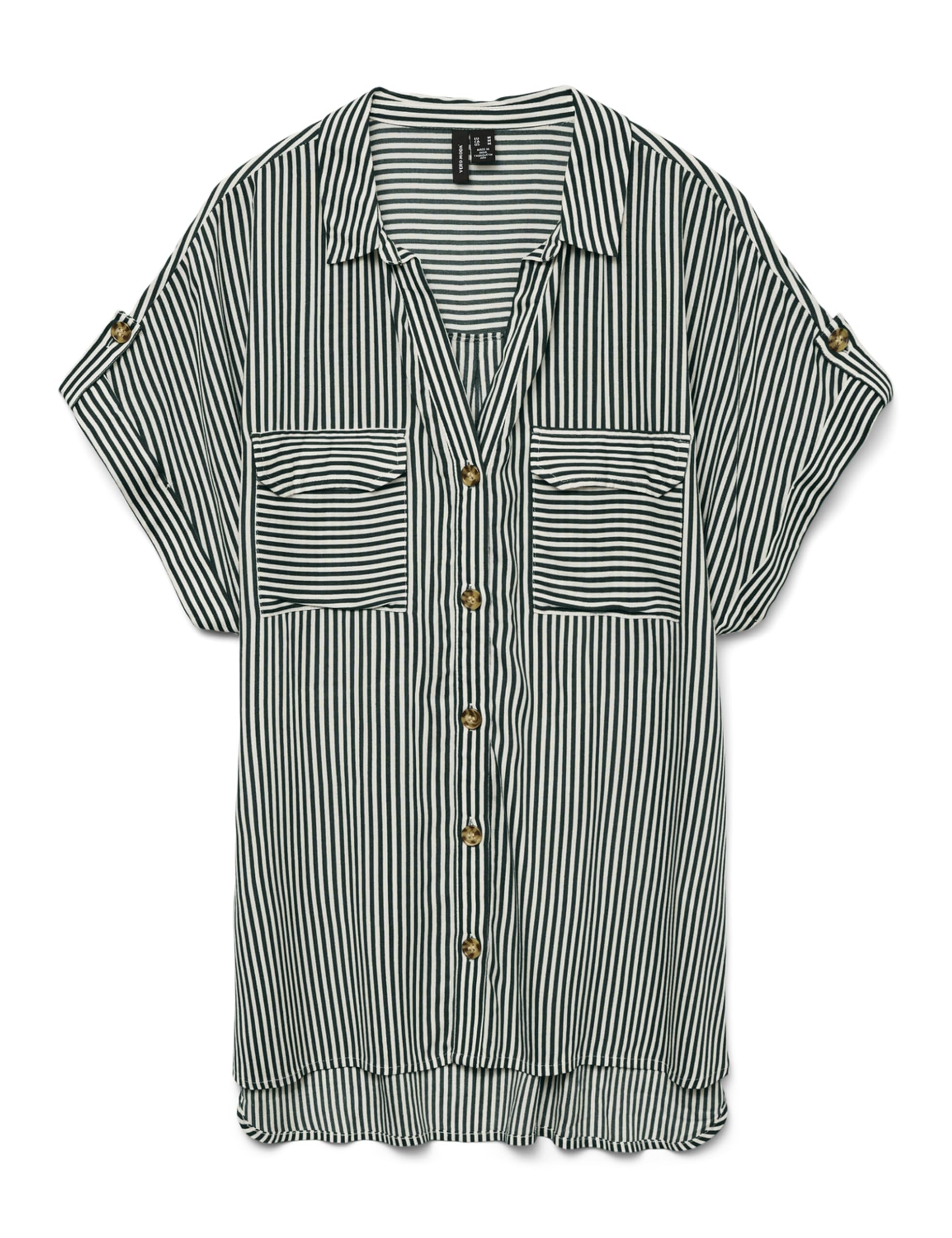 VERO MODA Women's Vmbumpy SS Shirt WVN Ga Noos, Pine Grove, XS