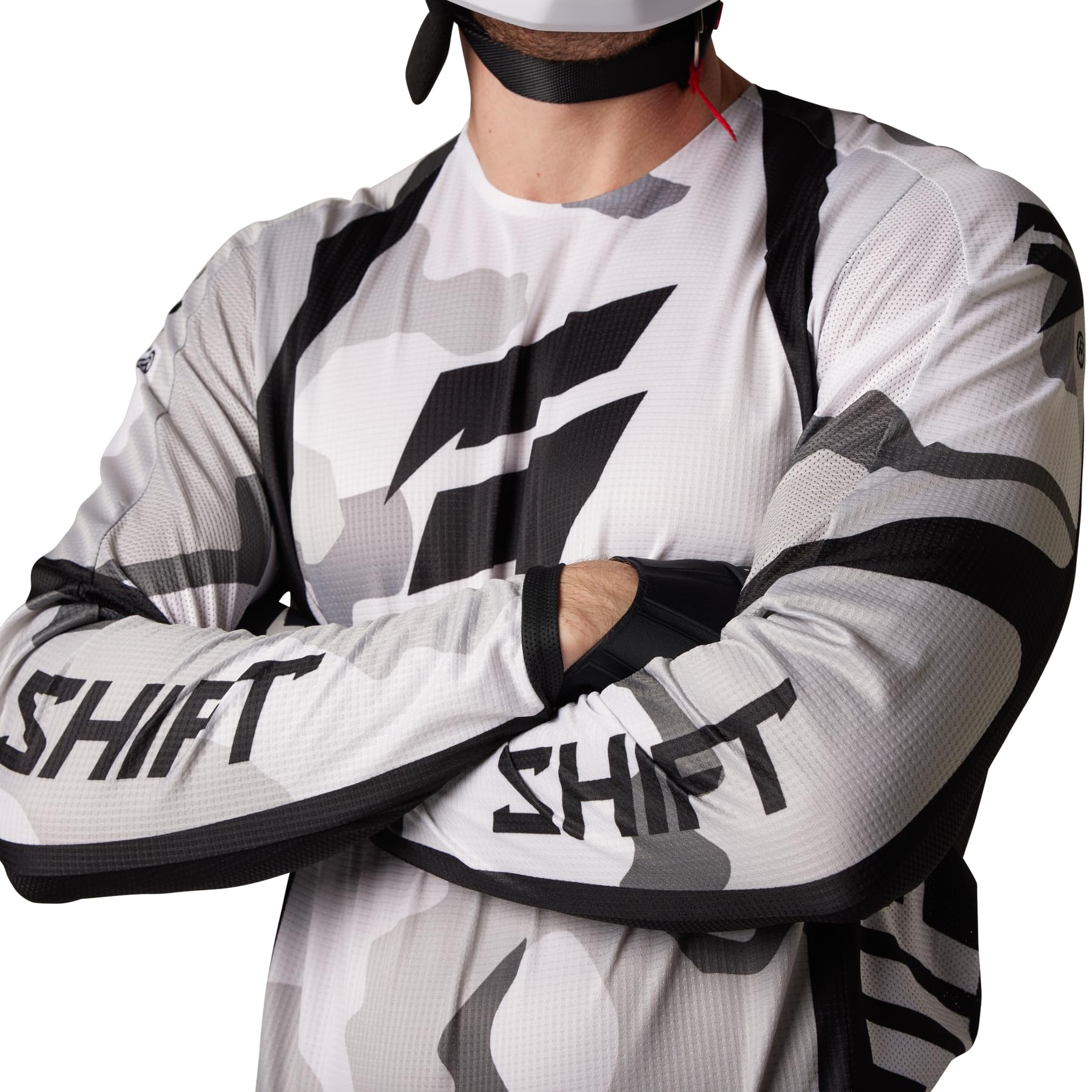 SHIFT MX モトクロスウェア グレー/ホワイト Amazon.com: Shift MX by Fox Racing White Label Dirt Bike MX