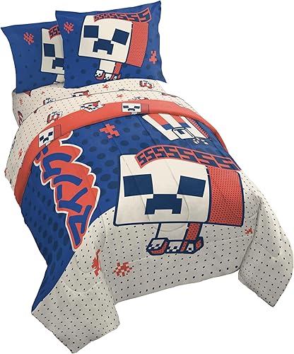 Miniatura 26 de Jay Franco Disney Lilo and Stitch - Juego de edredón tamaño Full, ropa de cama de 7 piezas, incluye juego de sábanas y fundas de almohada, ropa de