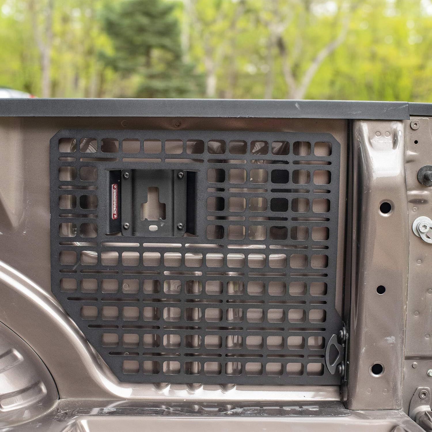 BuiltRight Industries Bedside Rack MOLLE Panel System | for Ford F-250, F-350, F-450 (2017-2024), Made in USA, Heavy Duty Steel, The Original None 4 Piece Kit 2017-2024 (Without Pro Power)