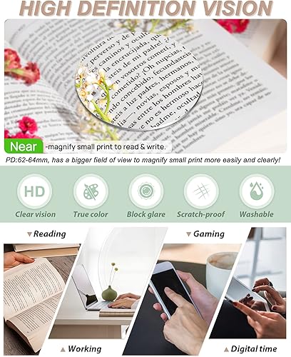 Miniatura 3 de MARE AZZURO Gafas de lectura de gran tamaño para mujer, a la moda, grandes lectores 1.0 1.25 1.5 1.75 2.0 2.25 2.5 2.75 3.0 3.5