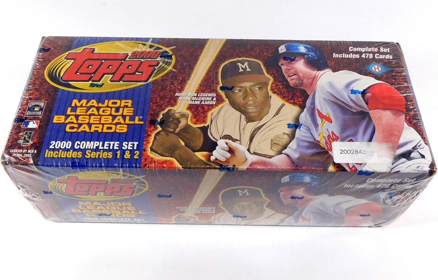 2000 Topps Baseball Hobby Factory Sealed Set (478) McGwire Aaron Jeter Bonds