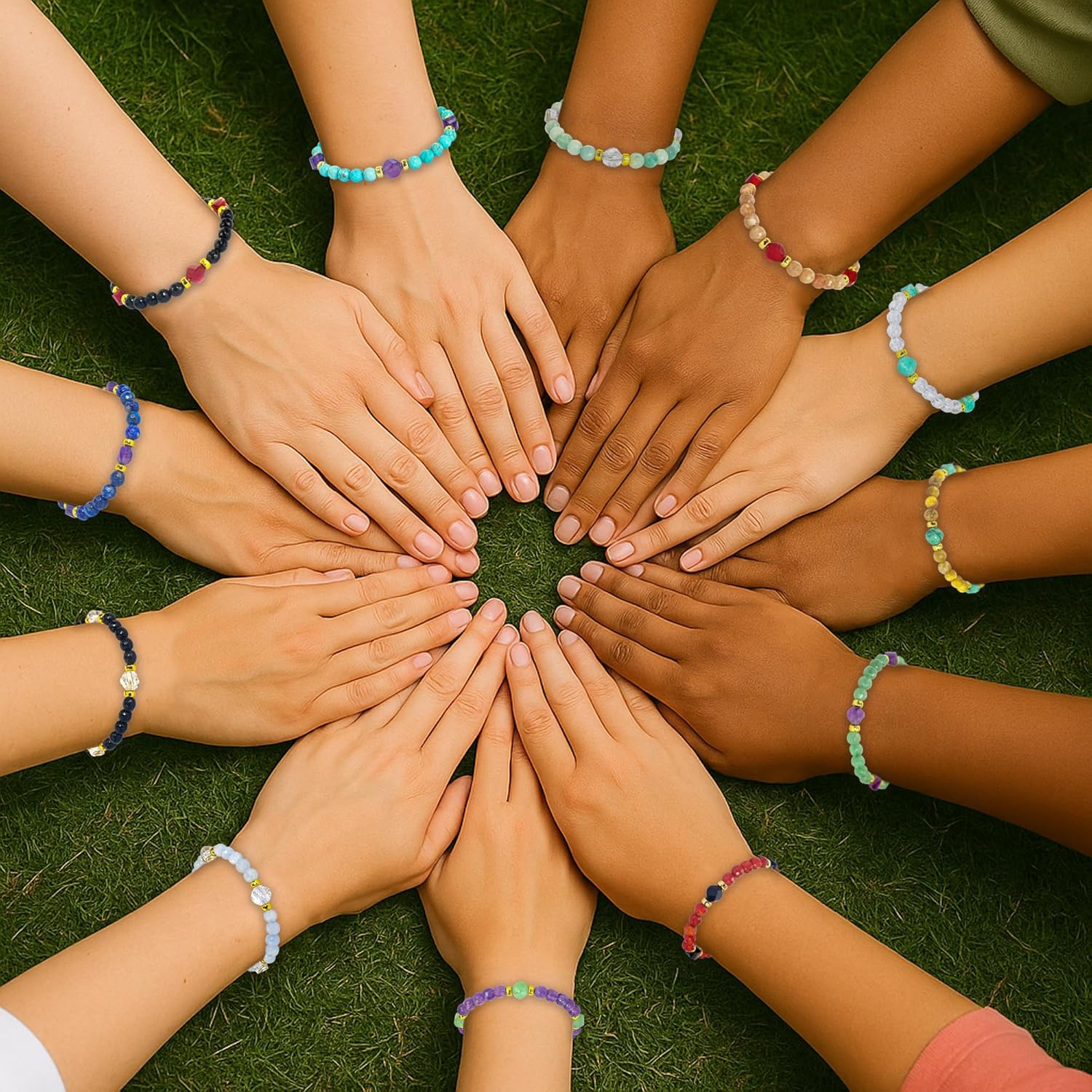 Zodiac Bracelets for Women 12 Constellations Healing Crystal Shiny Facet Beads Birthstone Bracelet Birthday Inspirational Gifts for Women Horoscope Astrological Bracelet - Image 7