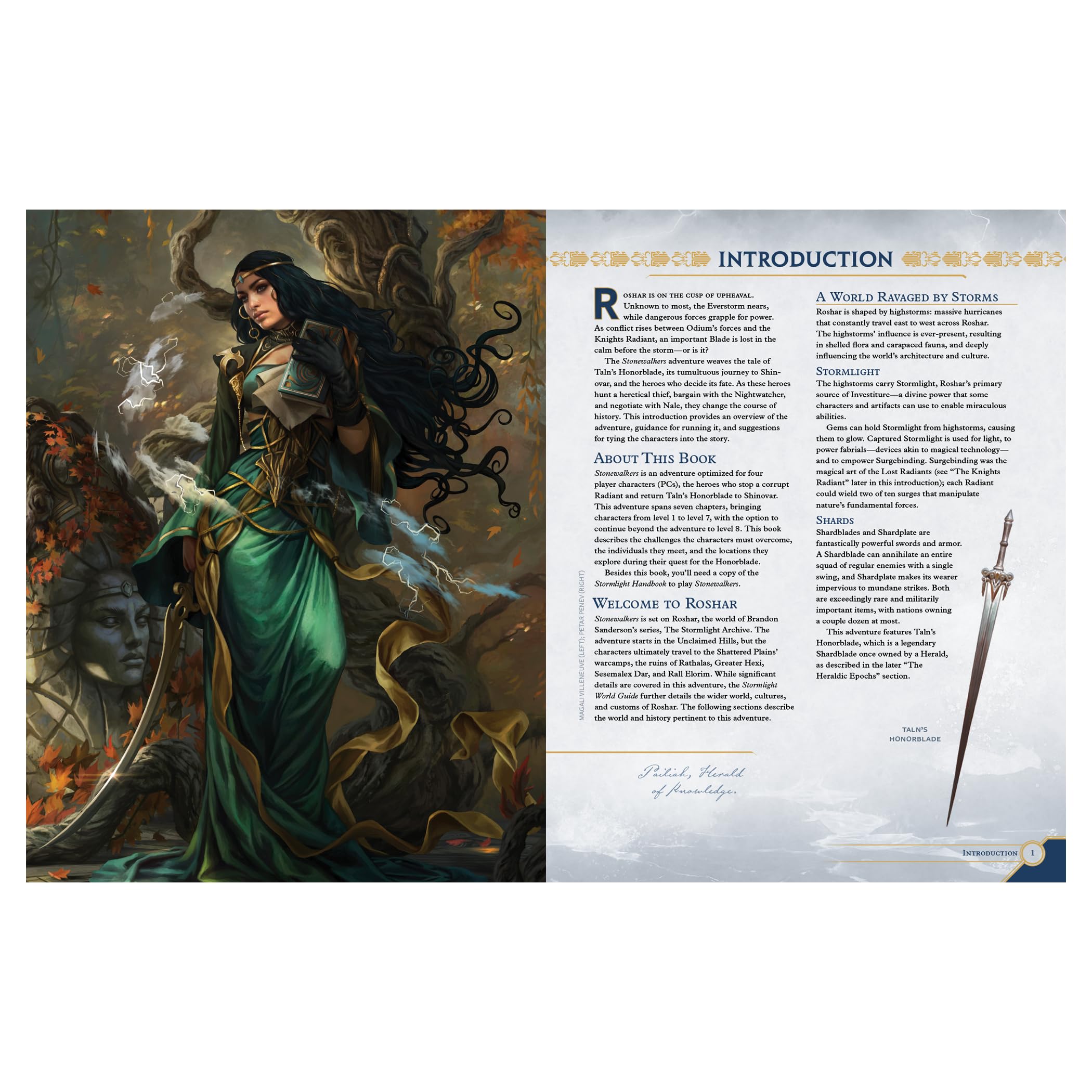 Cosmere RPG - Stormlight Archive Stonewalkers Adventure by Brotherwise Games | Ages 14+ | 3-7 Players