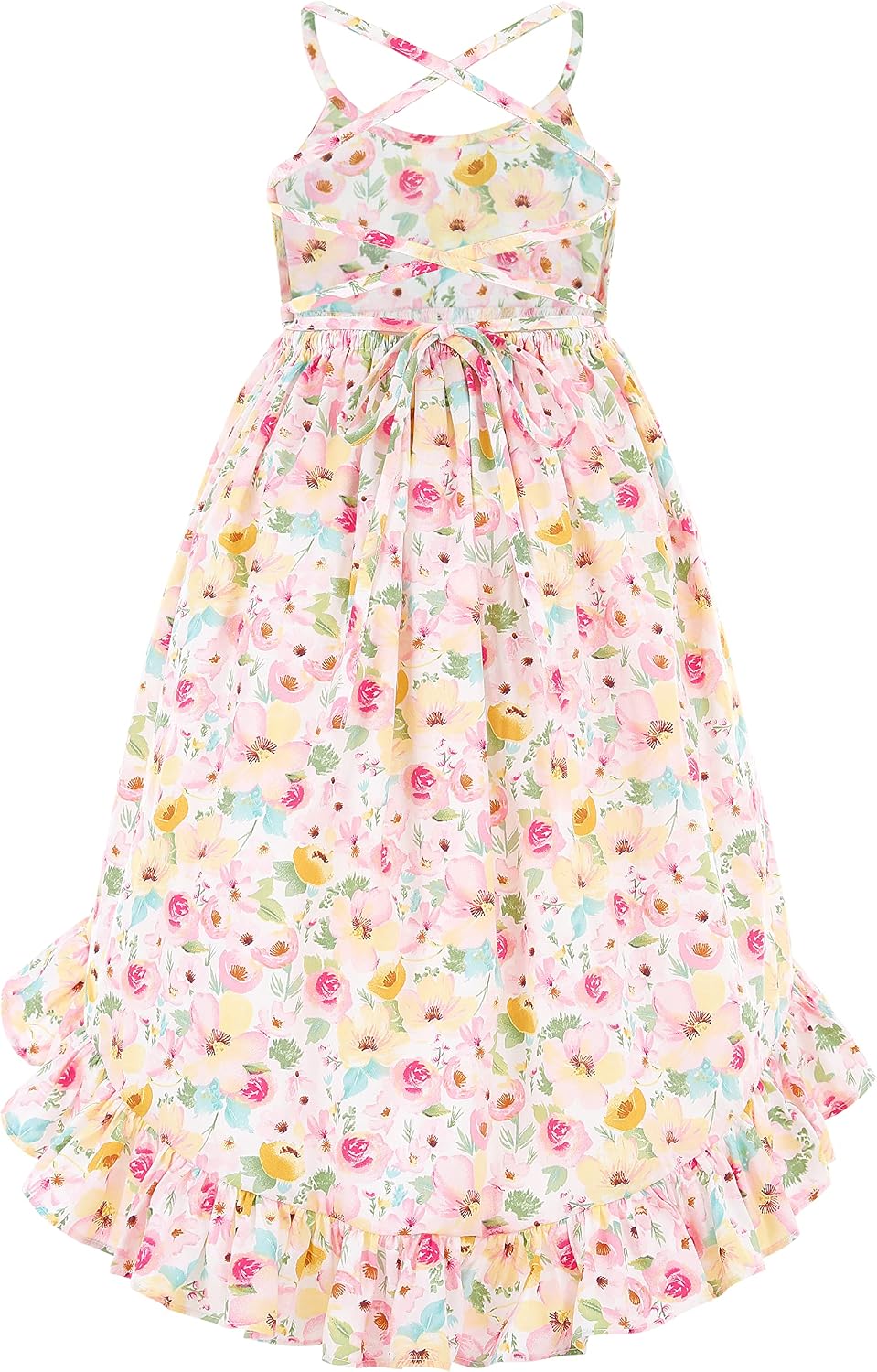 Somlatrecy Girls Floral Dress Toddler Tea Party Dress Little Girl Birthday Dress