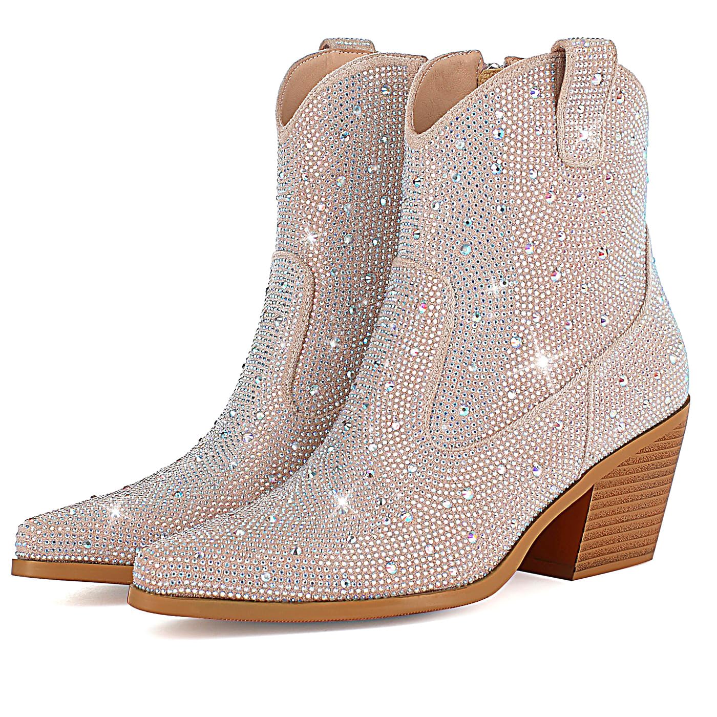 FIFSY Rhinestone Cowboy Boots
