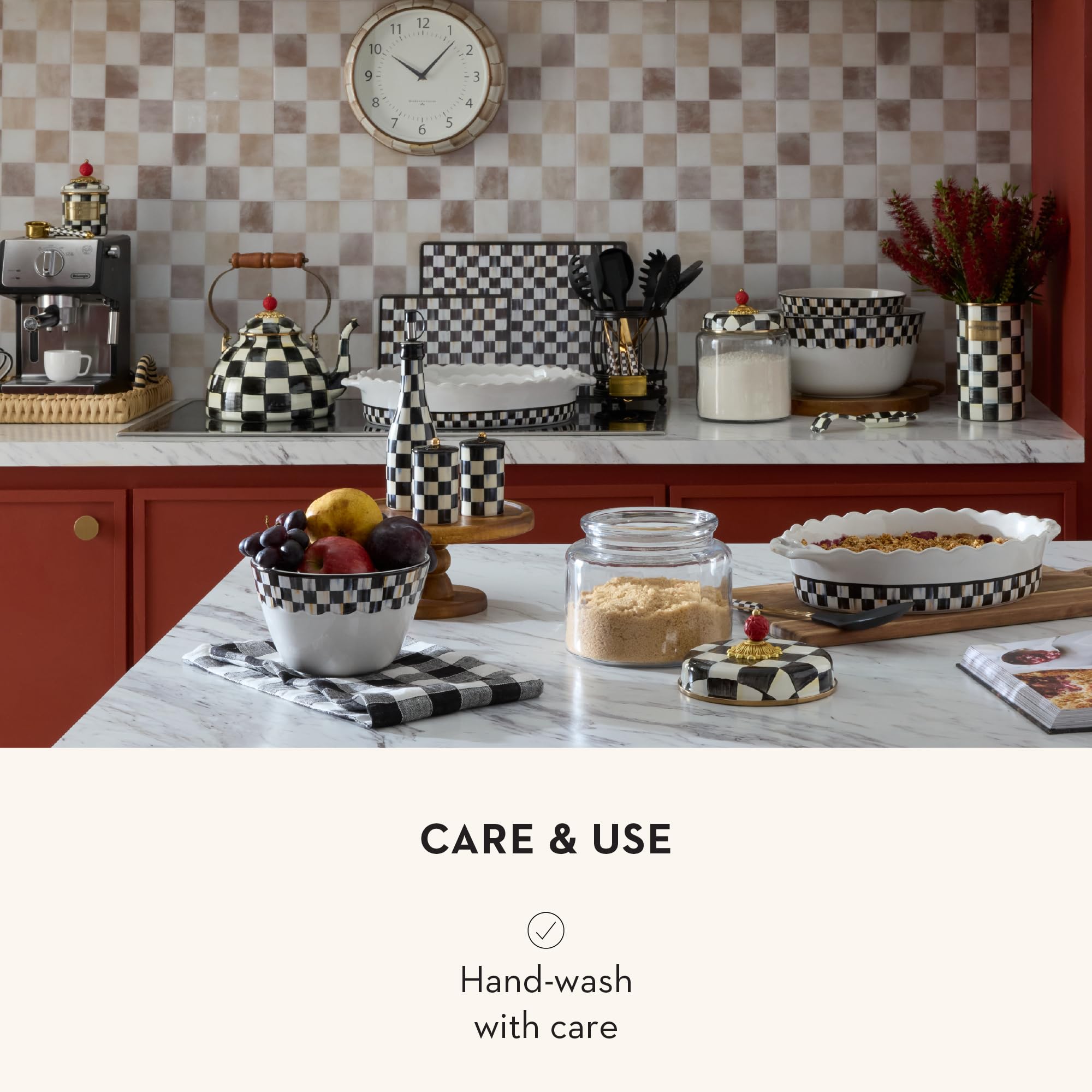 Amazon.com: MACKENZIE-CHILDS Set of 3 Everyday Mixing Bowls, Small