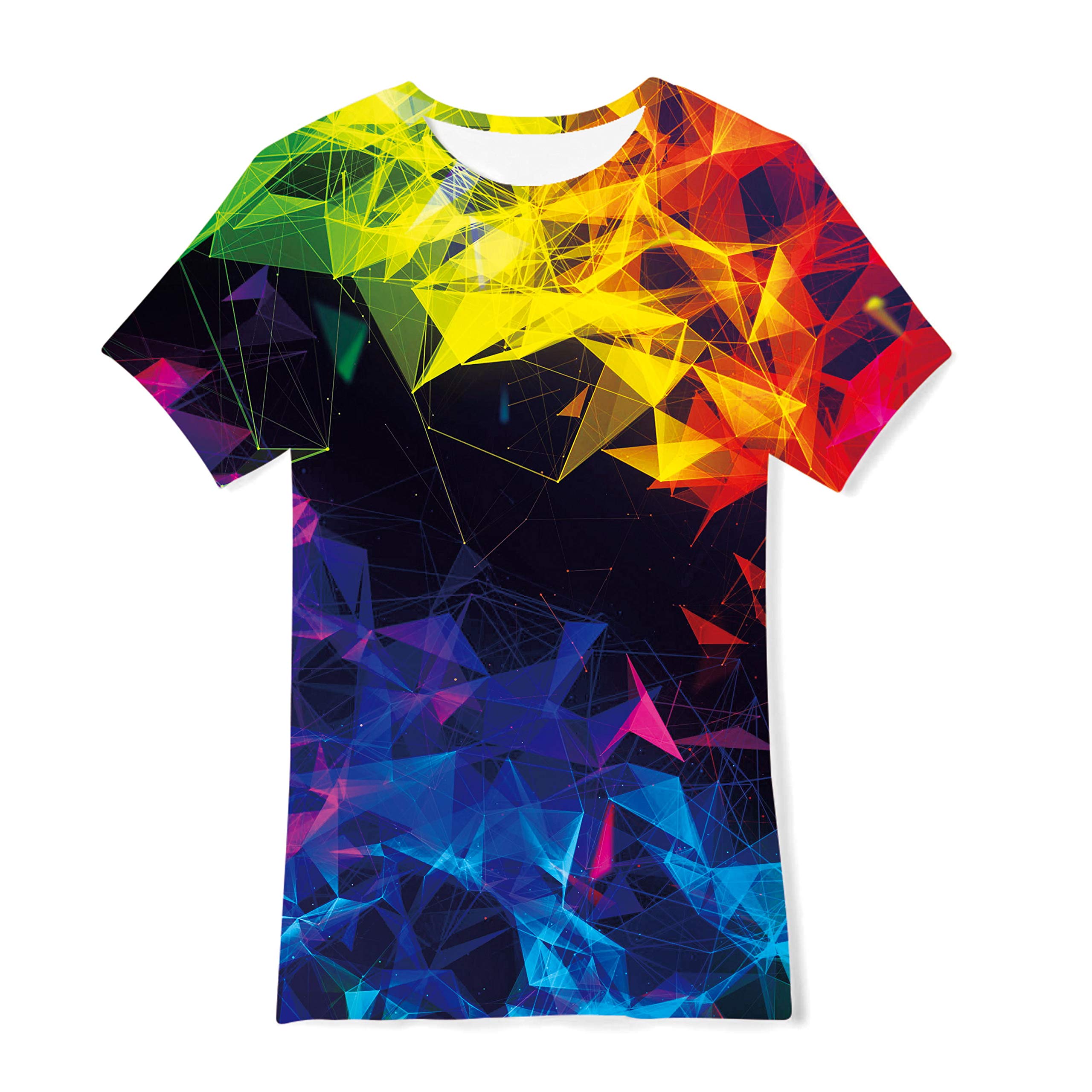 TUONROAD Jungen T-Shirt 3D Druck Kinder Tshirts Cool Jungen Mädchen Rundhals T-Shirt 13-14 Jahre