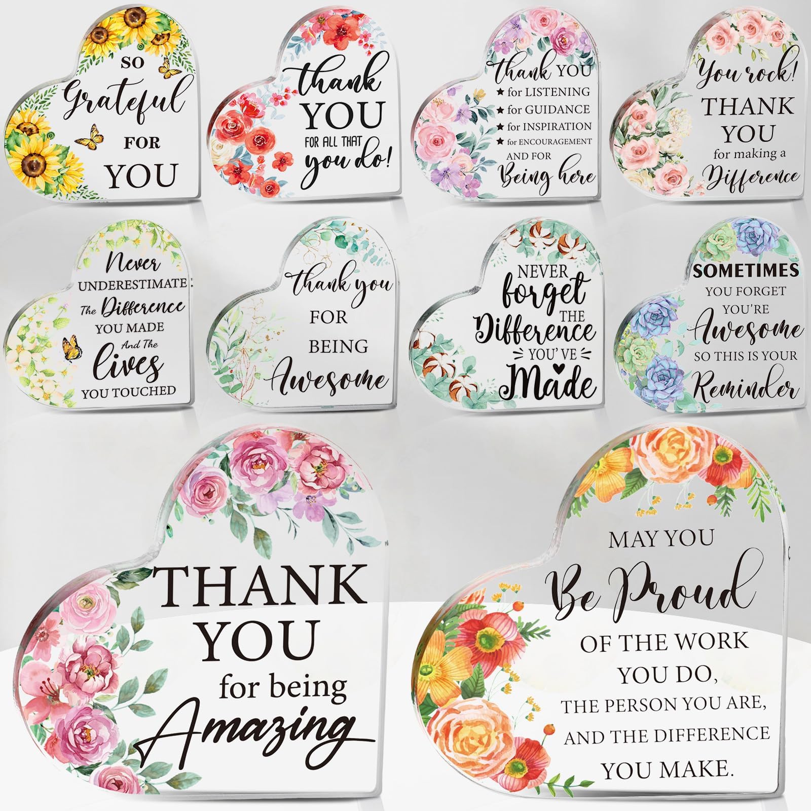 Amazon.com: Marsui 6 Pcs Thank You Gifts Employee Appreciation Gift ...
