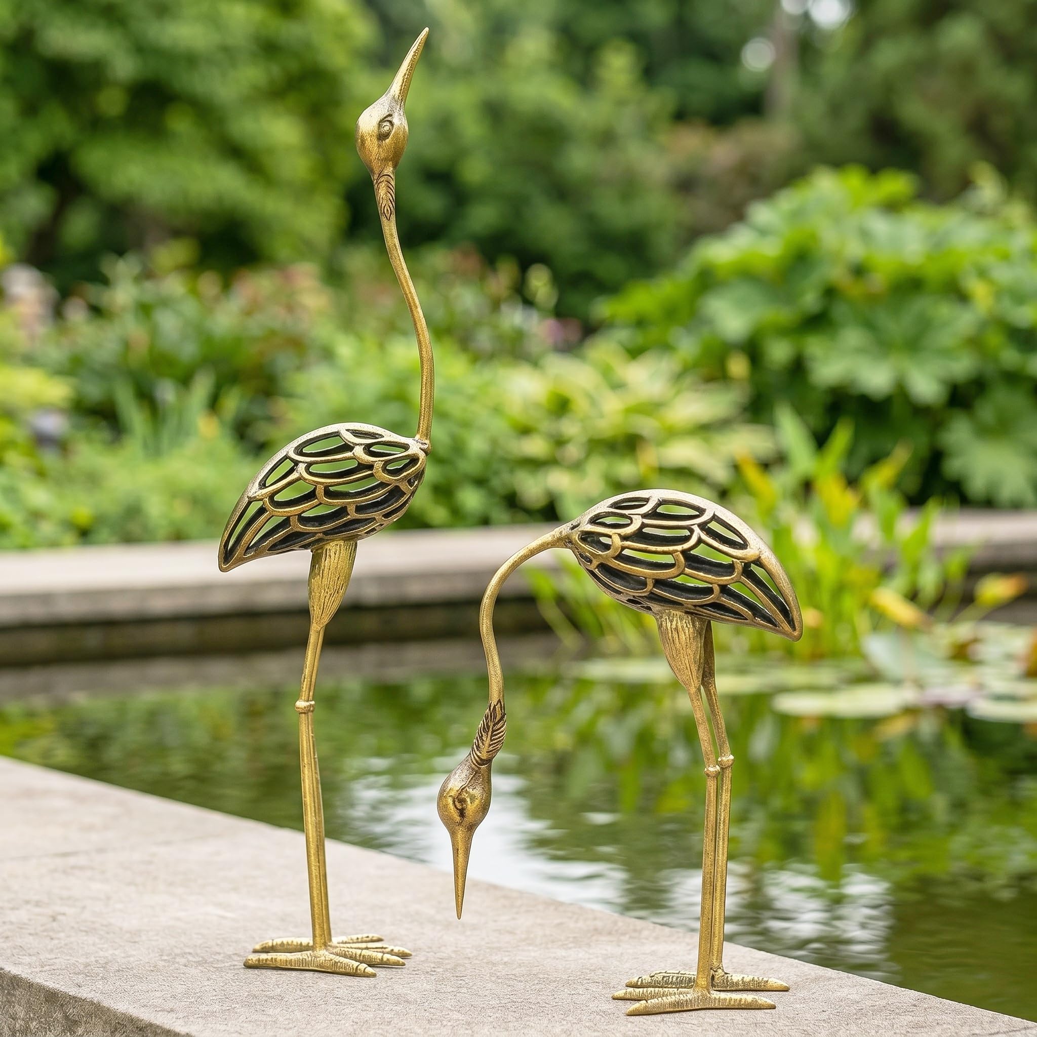 Seraphic Cast Iron Cranes