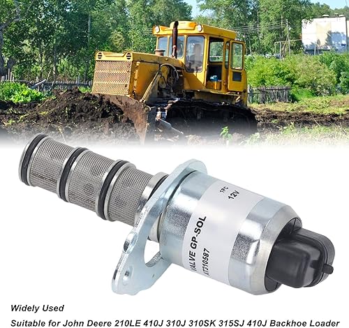 Miniatura 4 de Electroválvula hidráulica de acero de aleación de repuesto AT310587 para John Deere 210LE 310J 310SK 315SJ 410J