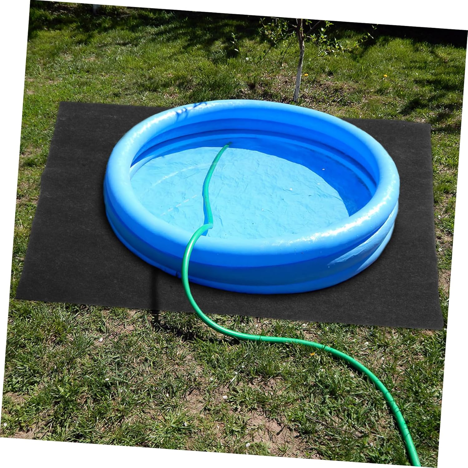 Hot Tub Protective Mat Water Absorbent Cushion for Inflatable Spa Versatile Outdoor Ground Pad for Pool Hot Tub