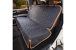 iBuddy Bench Back Seat Cover for Car/SUV/Truck, Waterproof Without Smell, Machine Washable