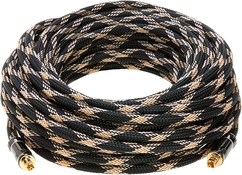 Miniatura 8 de Cables Direct Online Cable de audio de fibra óptica digital Toslink de 12 pies (hombre a macho), SPDIF