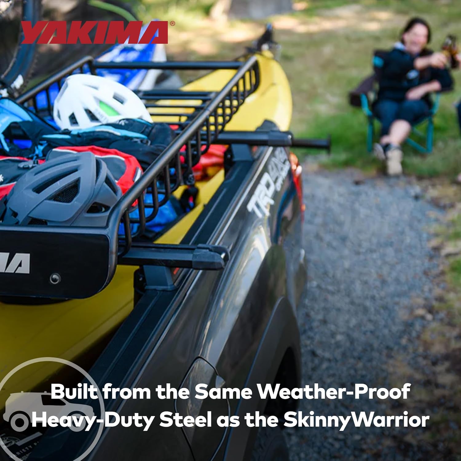 Yakima SkinnyWarrior 16 Inch Extension for Added Storage for Long and Narrow Cargo Basket, Made From Weather Proof Heavy Duty Steel, Black