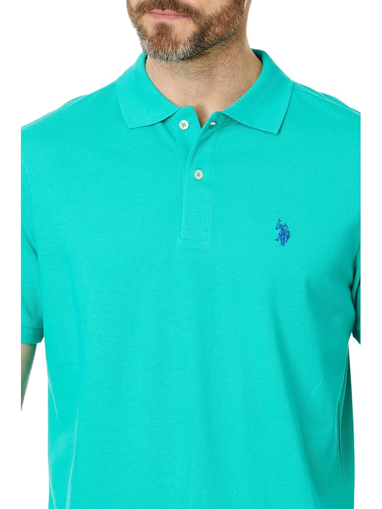 U.S. POLO ASSN. Solid Cotton Pique Polo with Small Pony