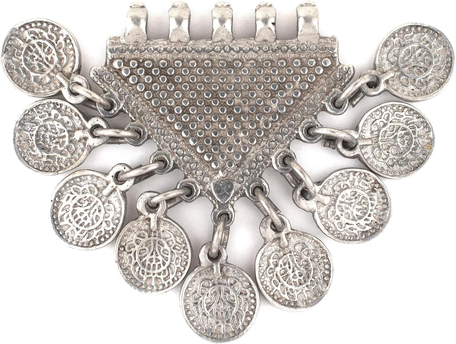 The Bead Chest Copper Tribal Coin Dangle Pendant