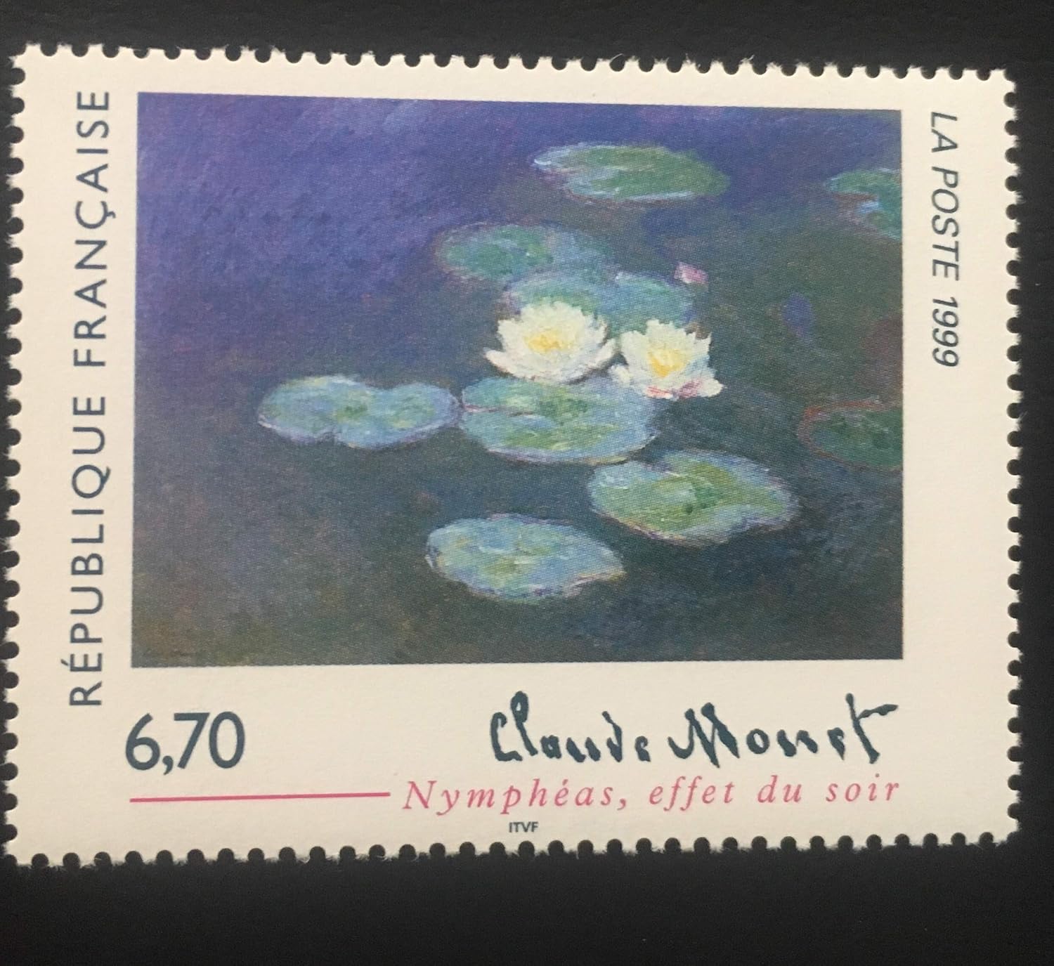 Timbre France Yvert No 2376a Type II Type Liberté De Delacroix 220fr Rouge