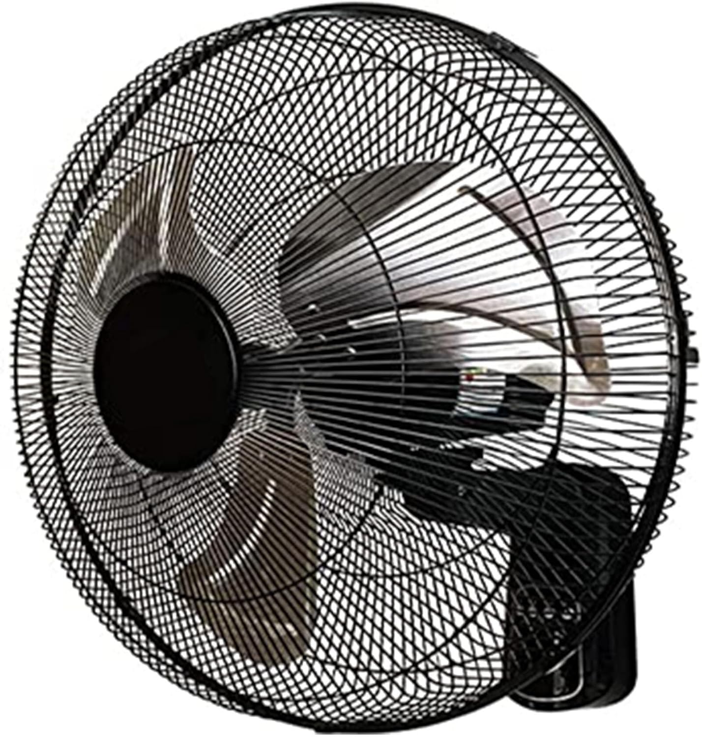 Wall Mount Fan 16 Inches, Commercial Fan, Industrial High-Power Fan, 90 Degree Oscillation, 3 Speed Settings, Adjustable Tilt,002,16inRemote control(001,16inMechanical)
