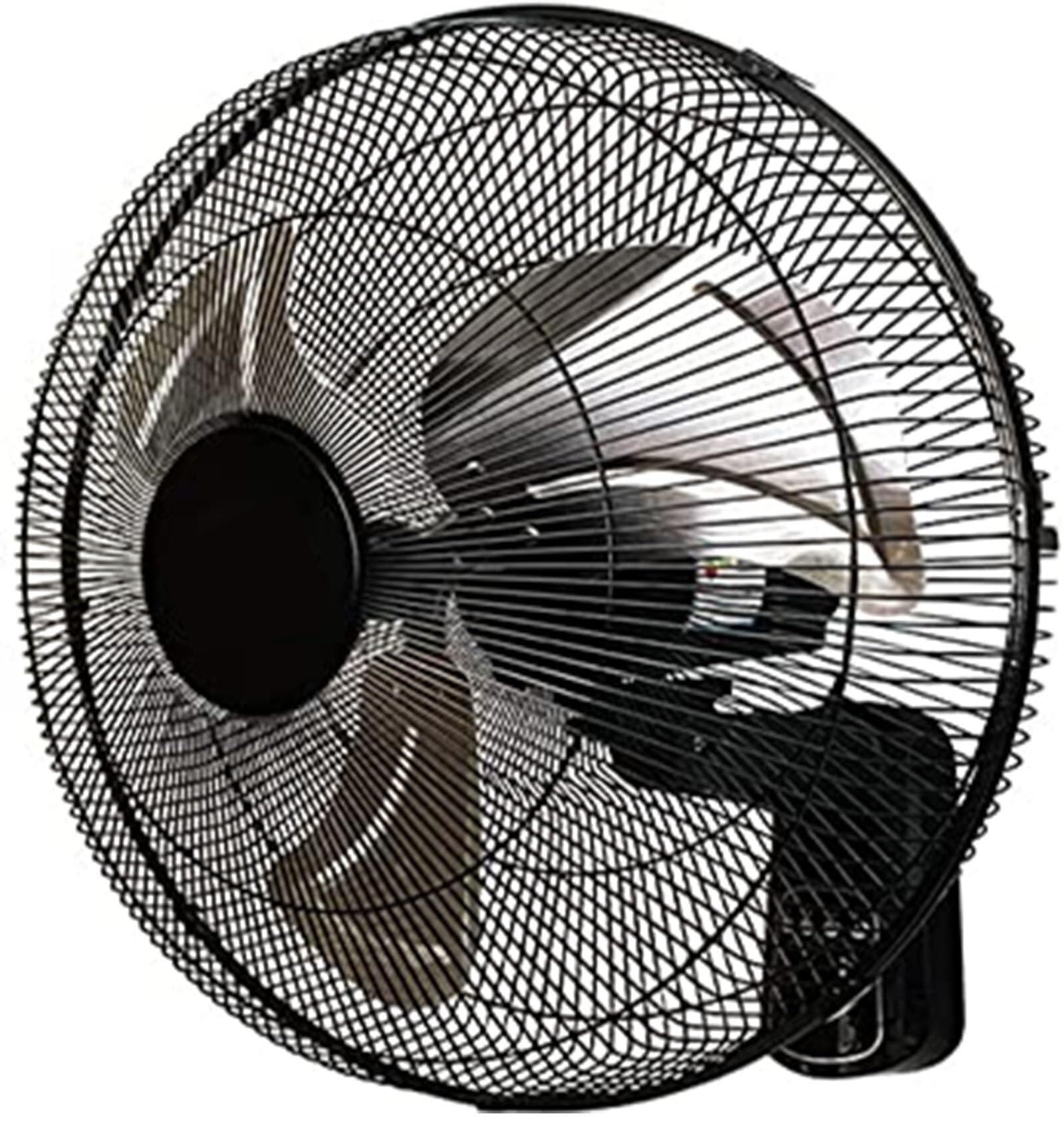 JKJZSALJ Pedestal Fanswall Mount Fan 16 Inches,Commercial Fan,Industrial High-Power Fan,90 Degree Oscillation,3 Speed Settings,Adjustable Tilt,002,16Inremote Control,1,16inMechanical
