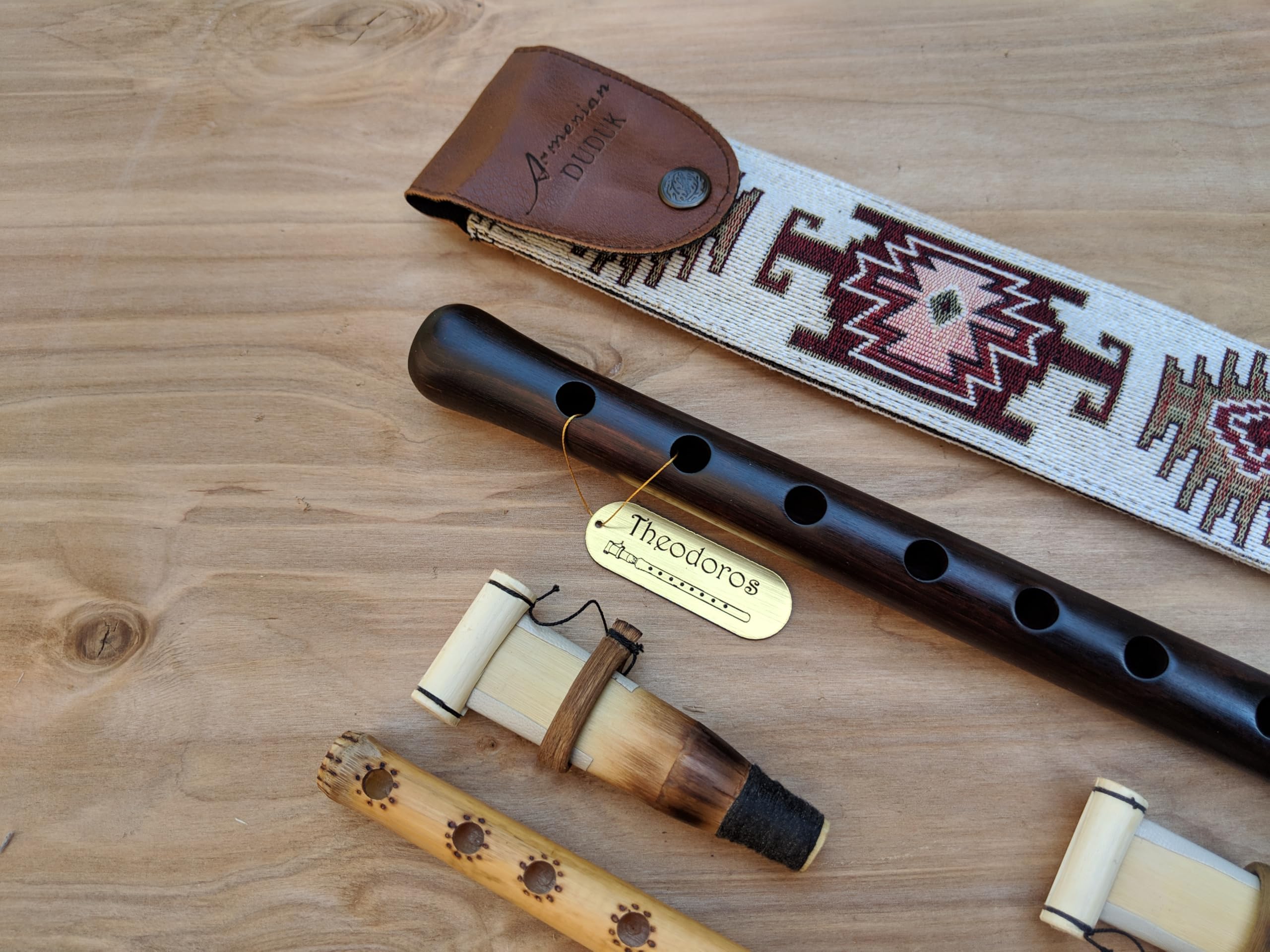 Amazon | Armenian Duduk Pro – ハンドメイドアプリコットウッド、A