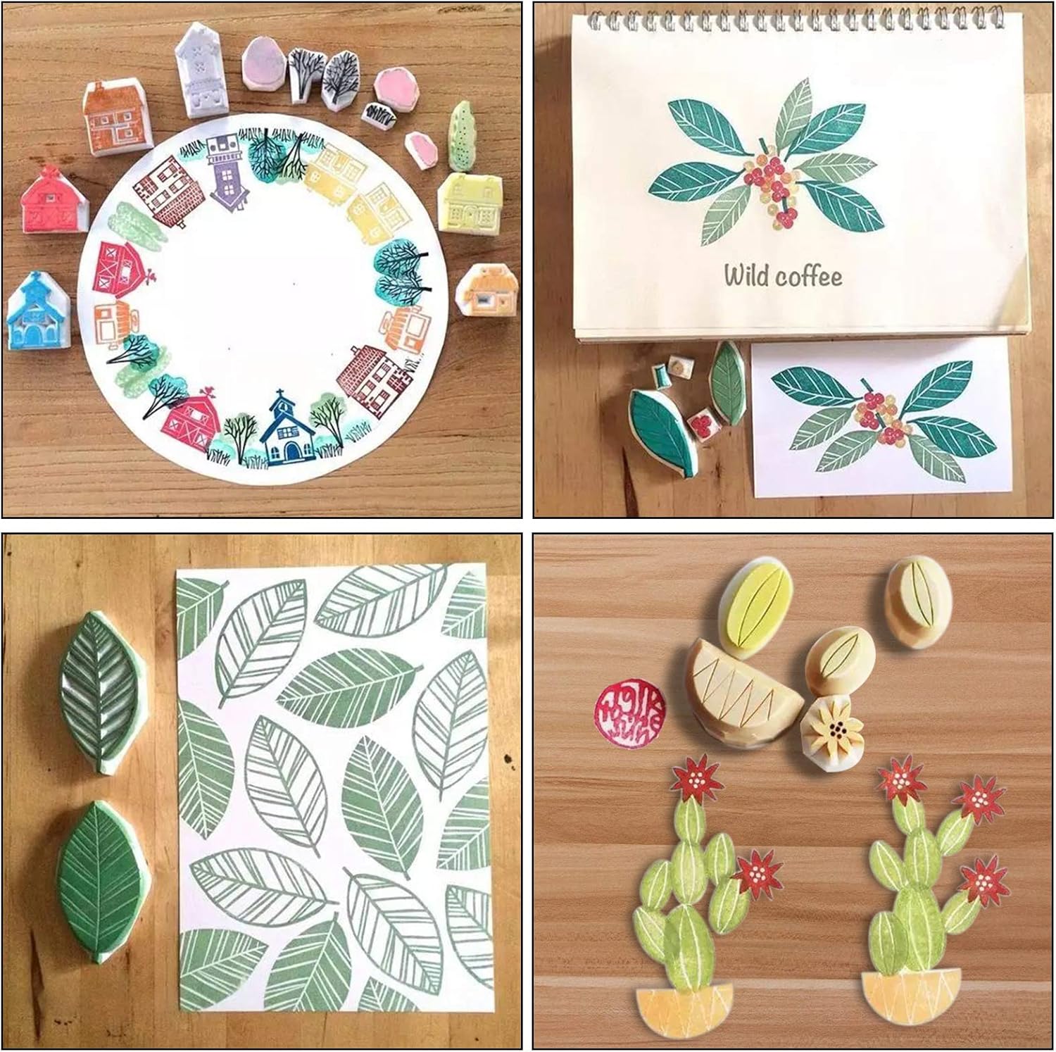 26Pcs Rubber Stamp Making Kit, Block Printing Starter Tool Kit, Linoleum Cutter with 6 Type Blades, Rubber Carving Block, Tracing Paper, Carving Knife with 5 Blades, Brayer Roller for Stamp