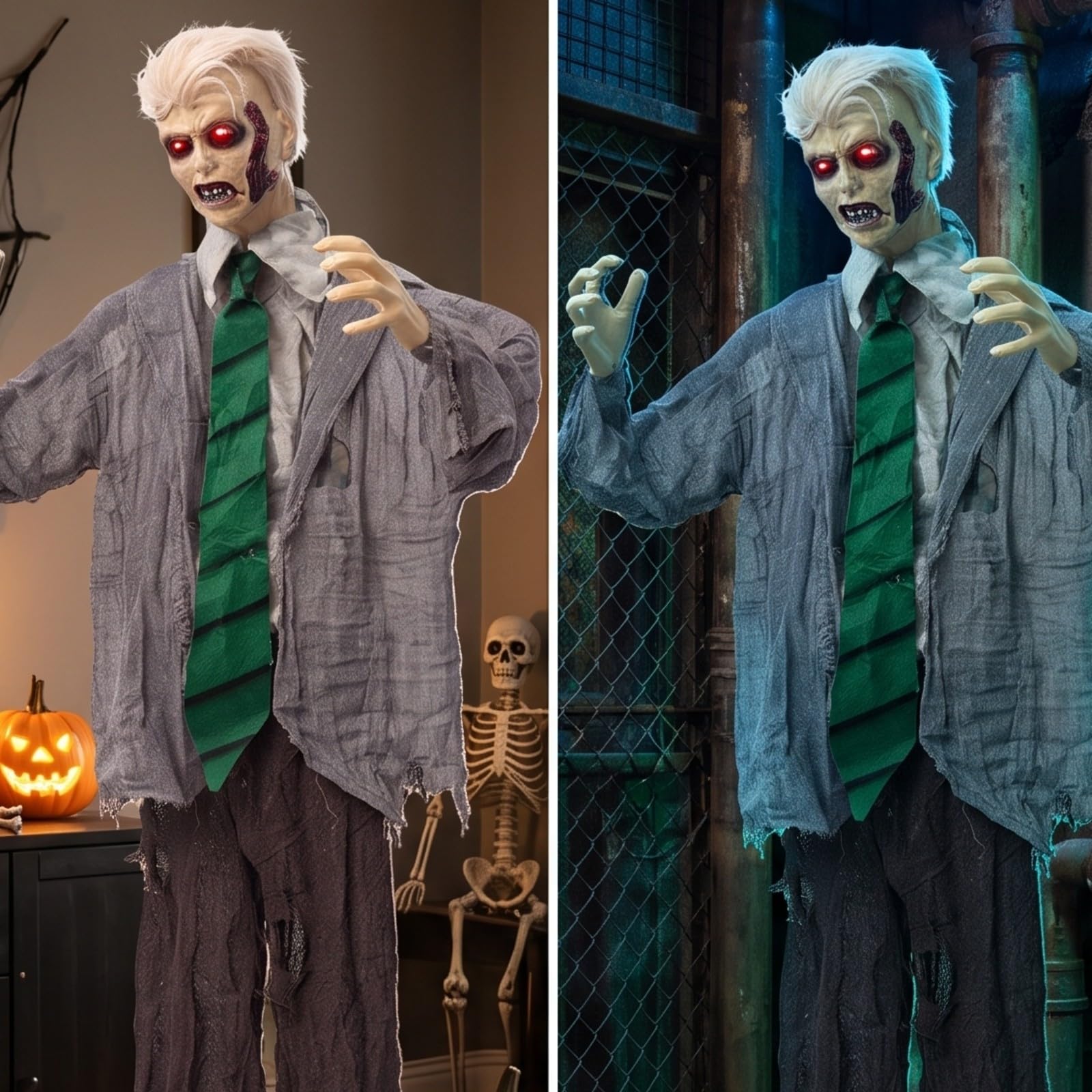 Zombie avec Yeux Lumineux Intérieur