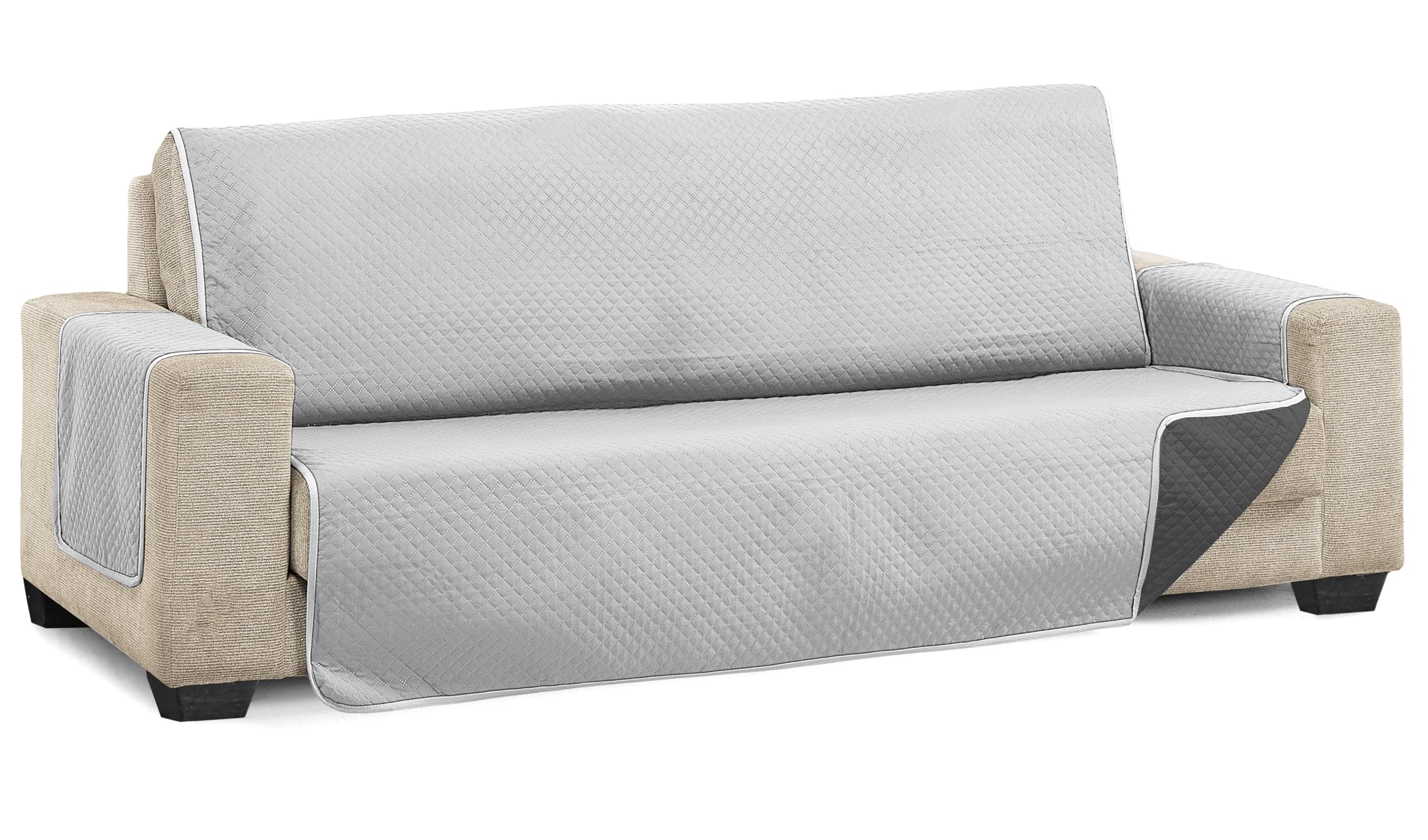 Diamond 3 Seater Sofa Cover XL Grey/Anthracite