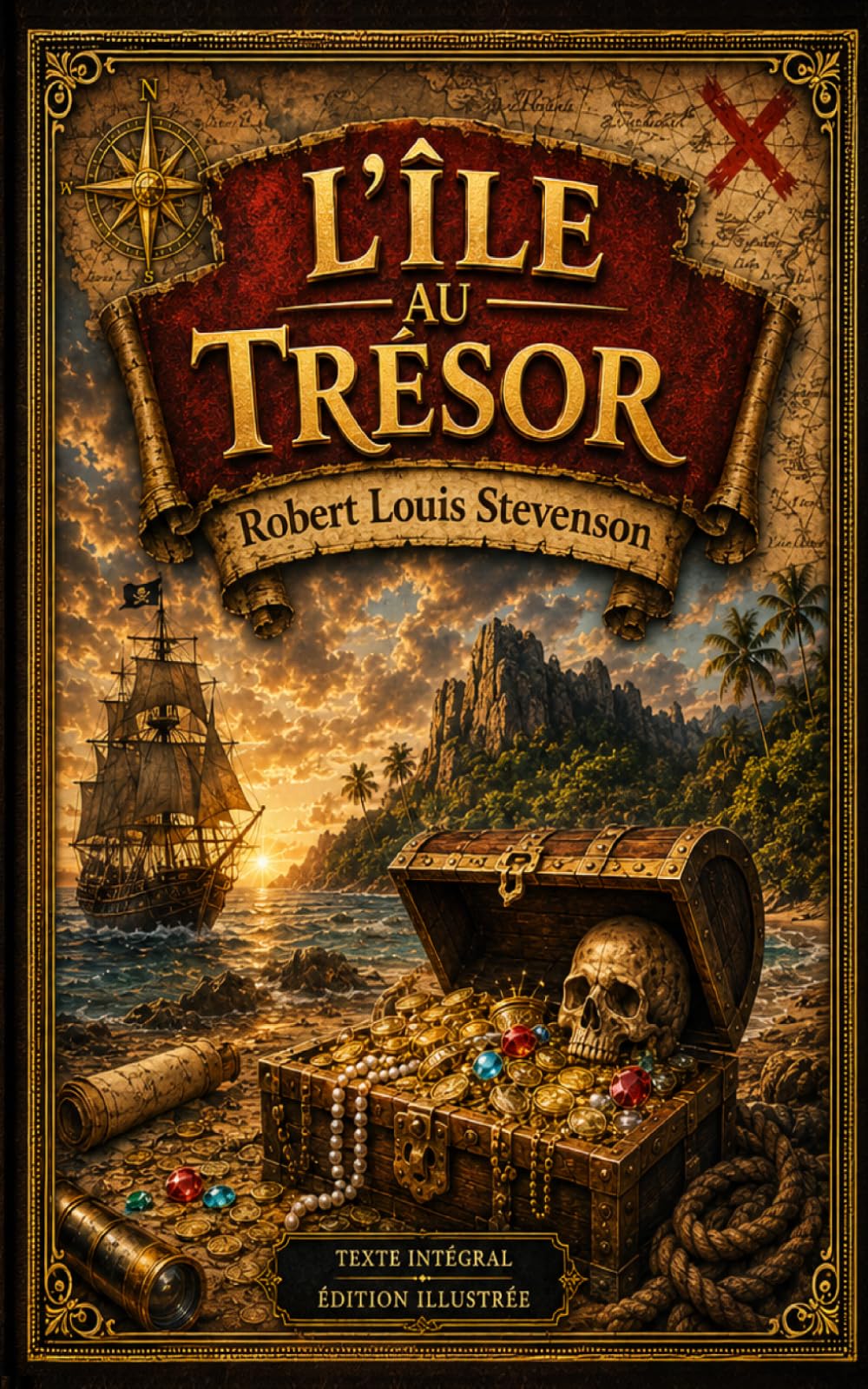 L'Ile au Trésor: Edition illustrée