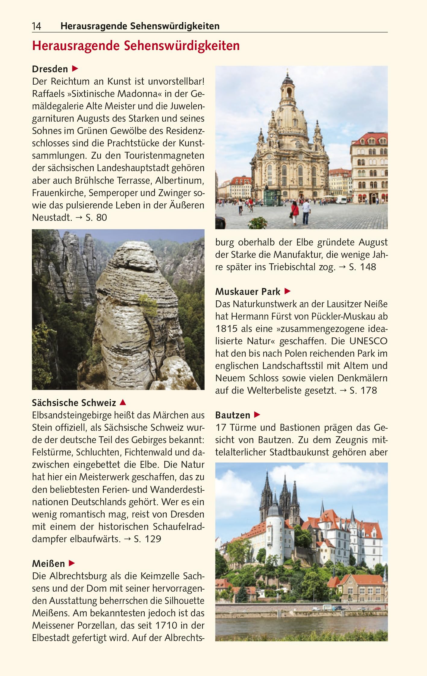 TRESCHER Reiseführer Sachsen: Mit Dresden, Leipzig, Erzgebirge und Sächsischer Schweiz