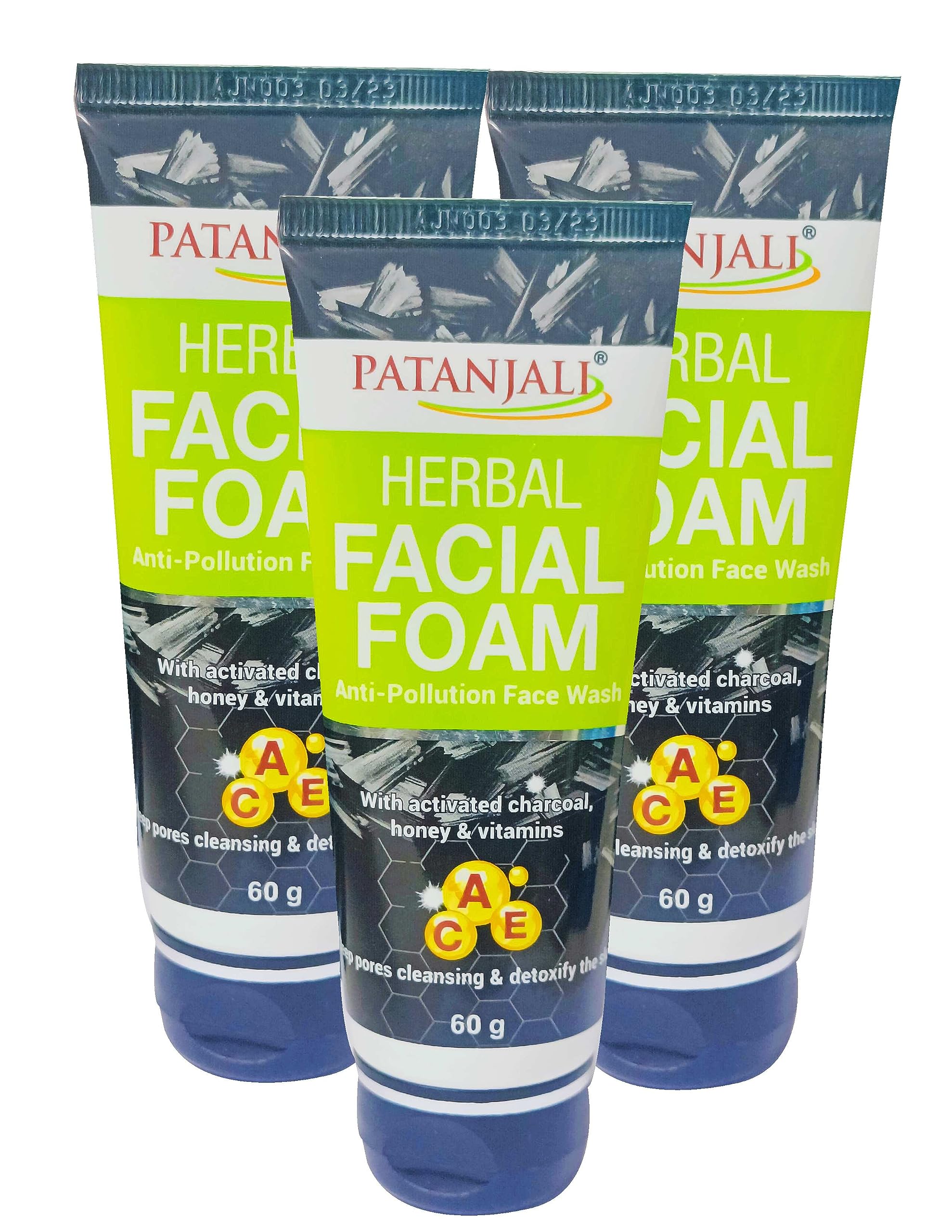 Herbal Facial Foam, 60 Gm (Pack Of 3)