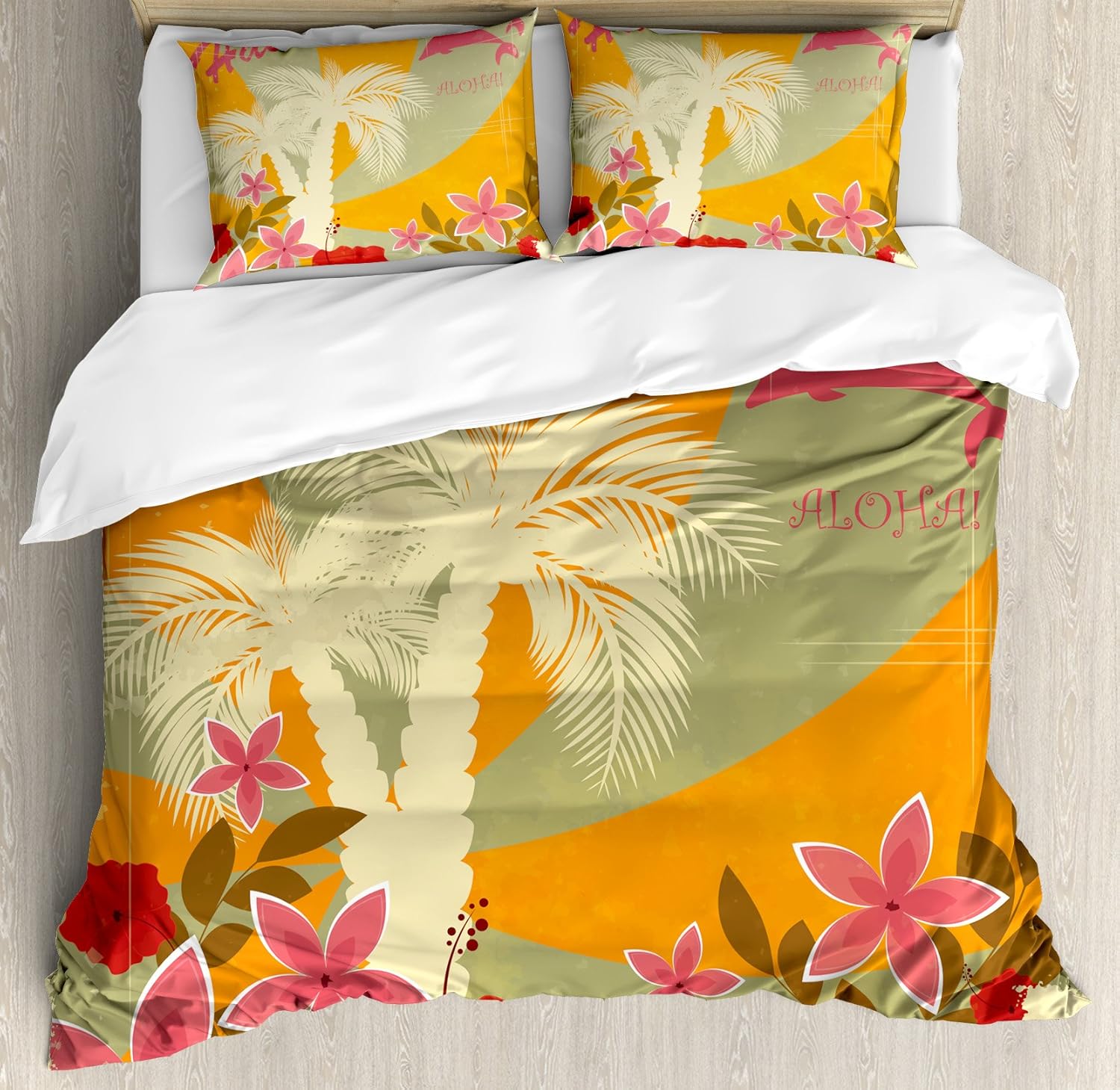 Ambesonne Arrows Duvet Cover Set, Arrow in Ethnical Pattern with Feathers Native Tribal Design Print, Decorative 3 Piece Bedding Set with 2 Pillow Shams, King Size, Black Beige