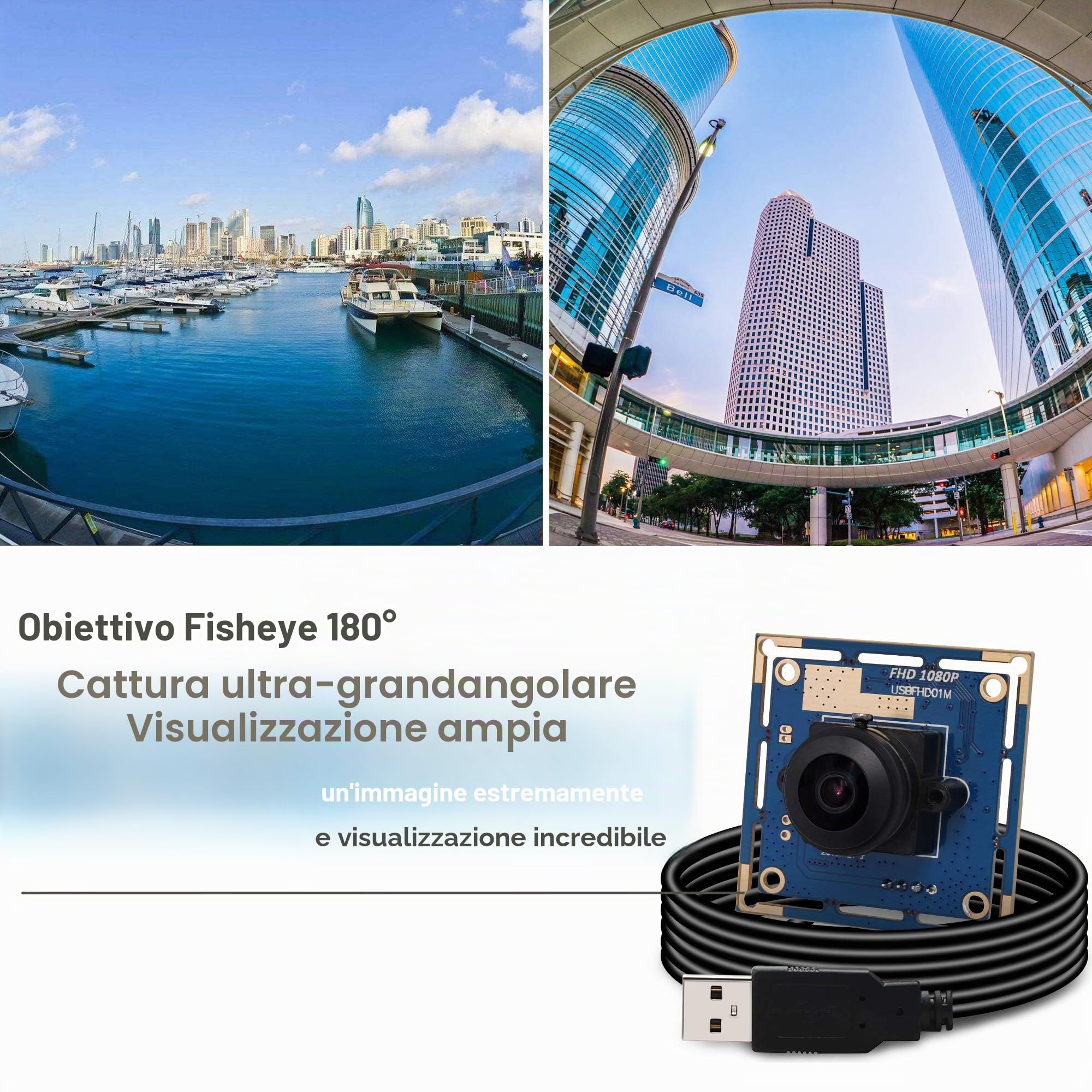 Svpro 2MP CMOS OV2710 grandangolare 180 Gradi Lente fisheye PC Web Camera Driver Gratuito UVC Macchina Industriale Visione USB modulo Telecamera per Android Windows Mac OS