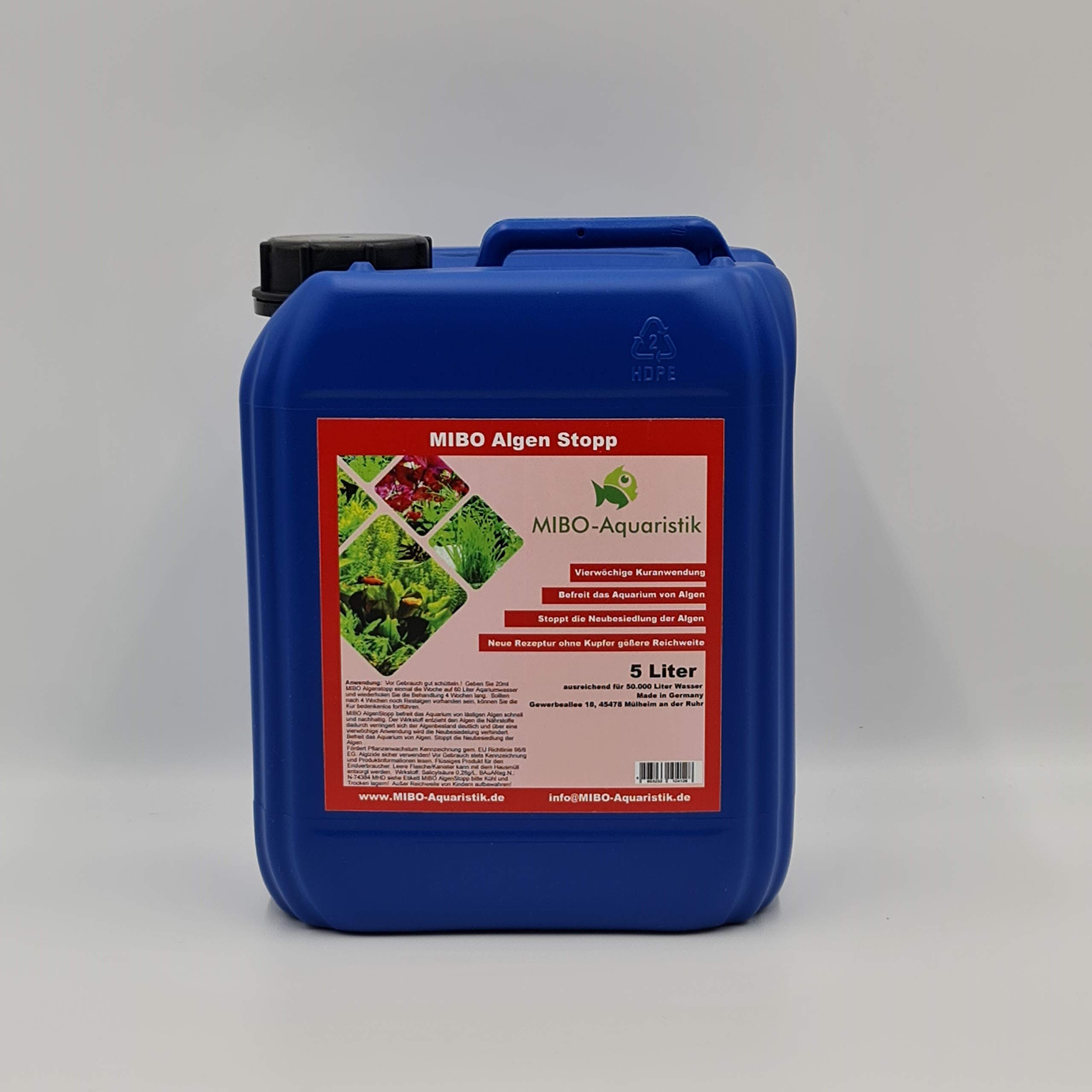MIBO Spar Set Aquarium Pflege 3 x 5.000ml +Algenradierer Wasseraufbereiter Algenvernichter Filteraktivator