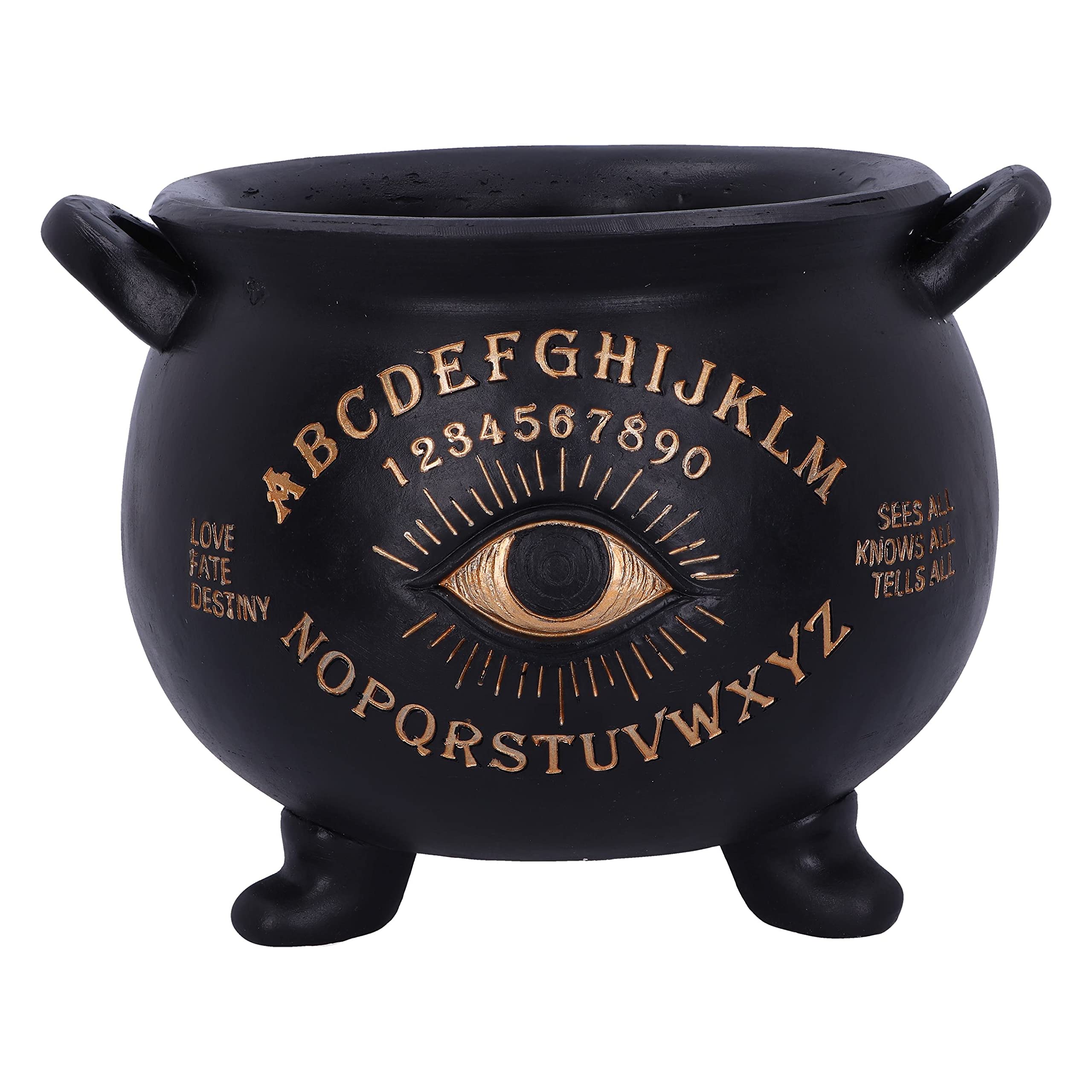Nemesis Now Witches Tazza Da Aperitivo In Ceramica, Bianca, 16,5 Cm, A Forma Di Strega