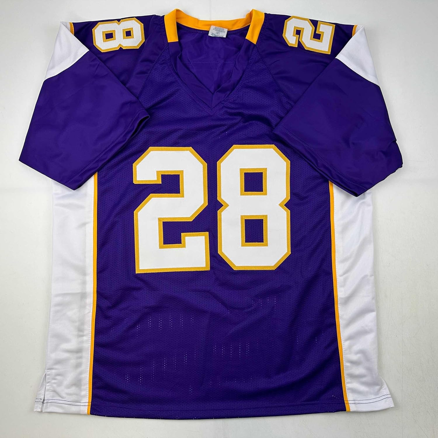 Facsimile Autographed Adrian Peterson Minnesota Purple Reprint Laser Auto Football Jersey Size Men's XL